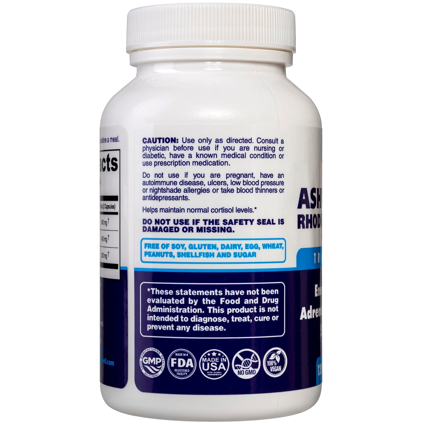 Dr. Maxwell Cortisol Manager Supplement Capsules, 120 Capsules