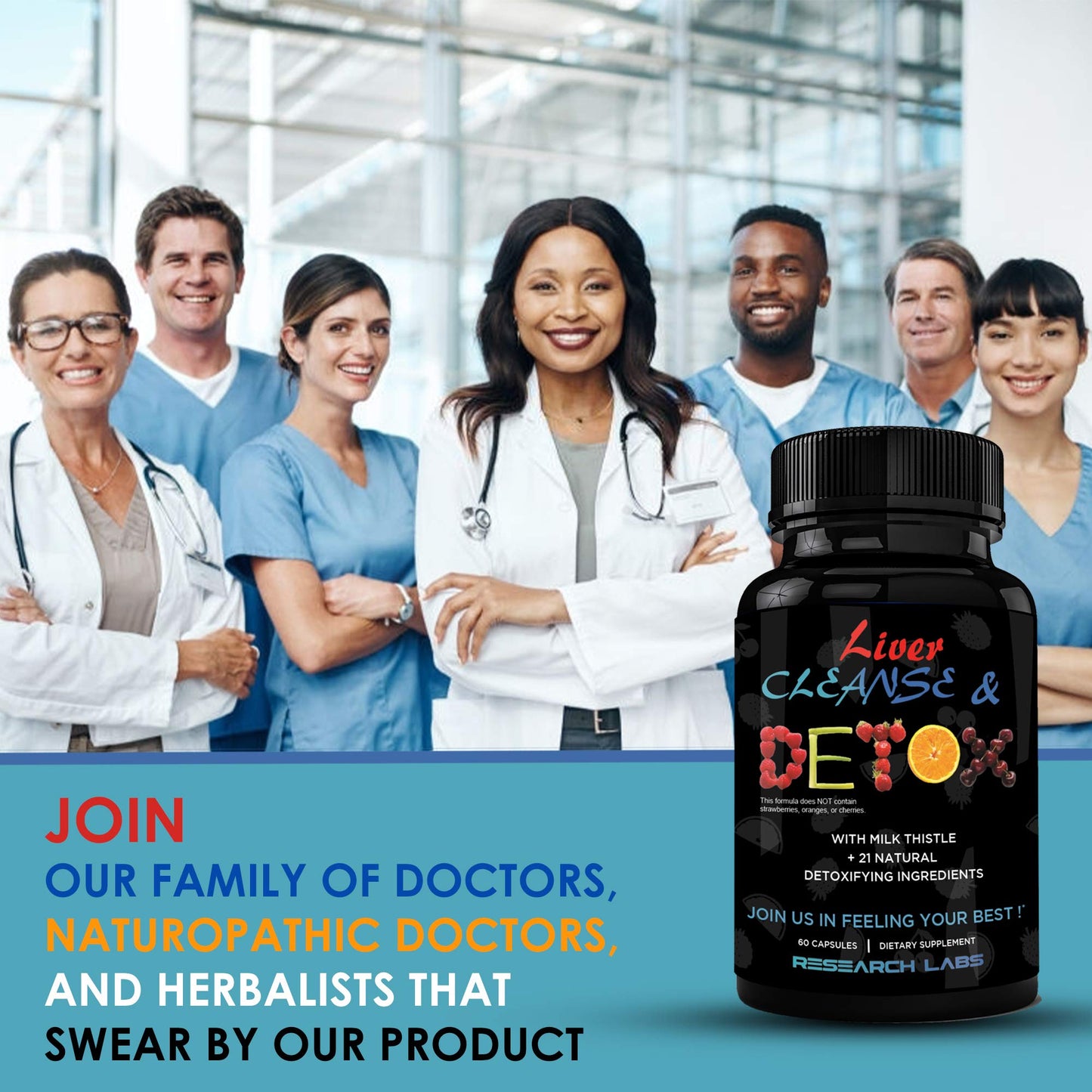 Research Labs Liver Detox Cleanse & Support Capsule, 120 Capsules