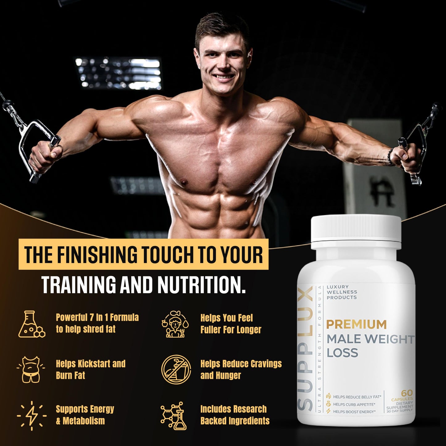 Nutrimend IQ Premium Male Weight Loss Fat Burner for Men Capsule 1 Count