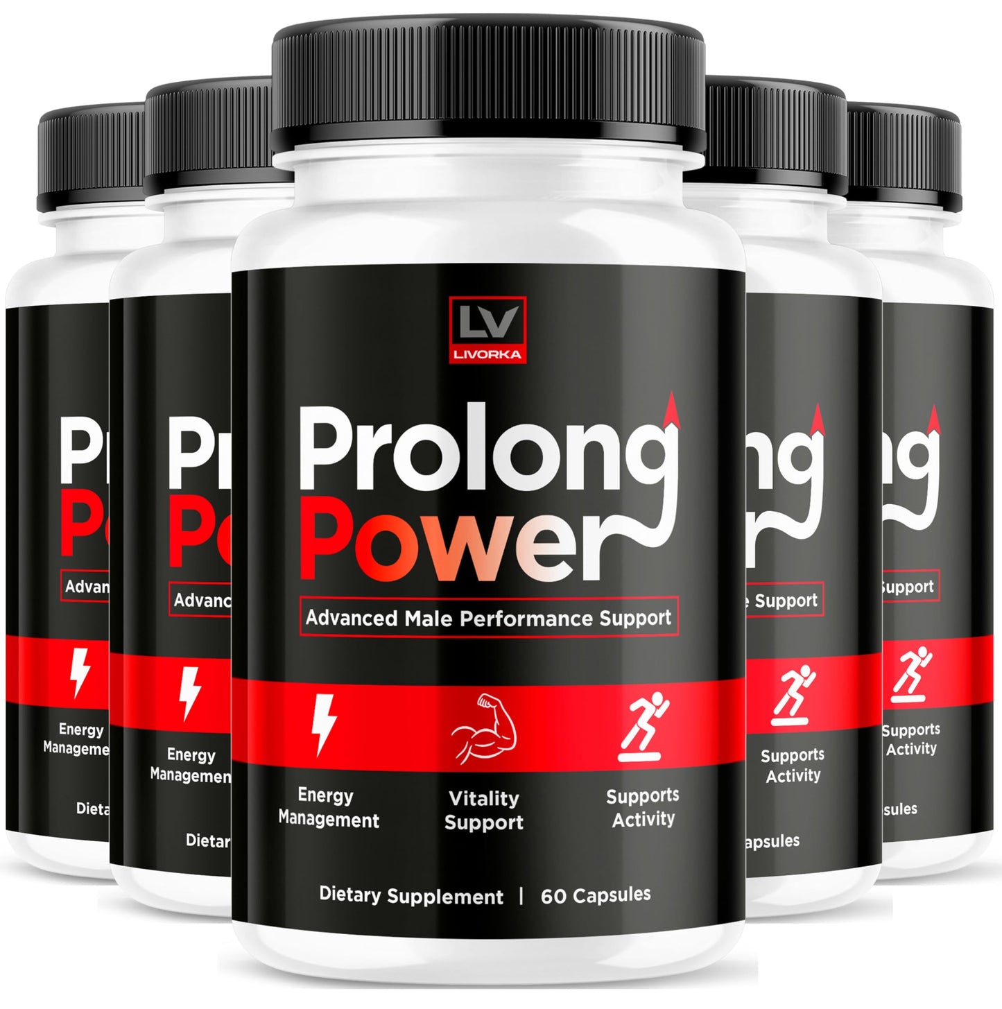 LIVORKA Prolong Power Capsules for Men, 300 Capsules
