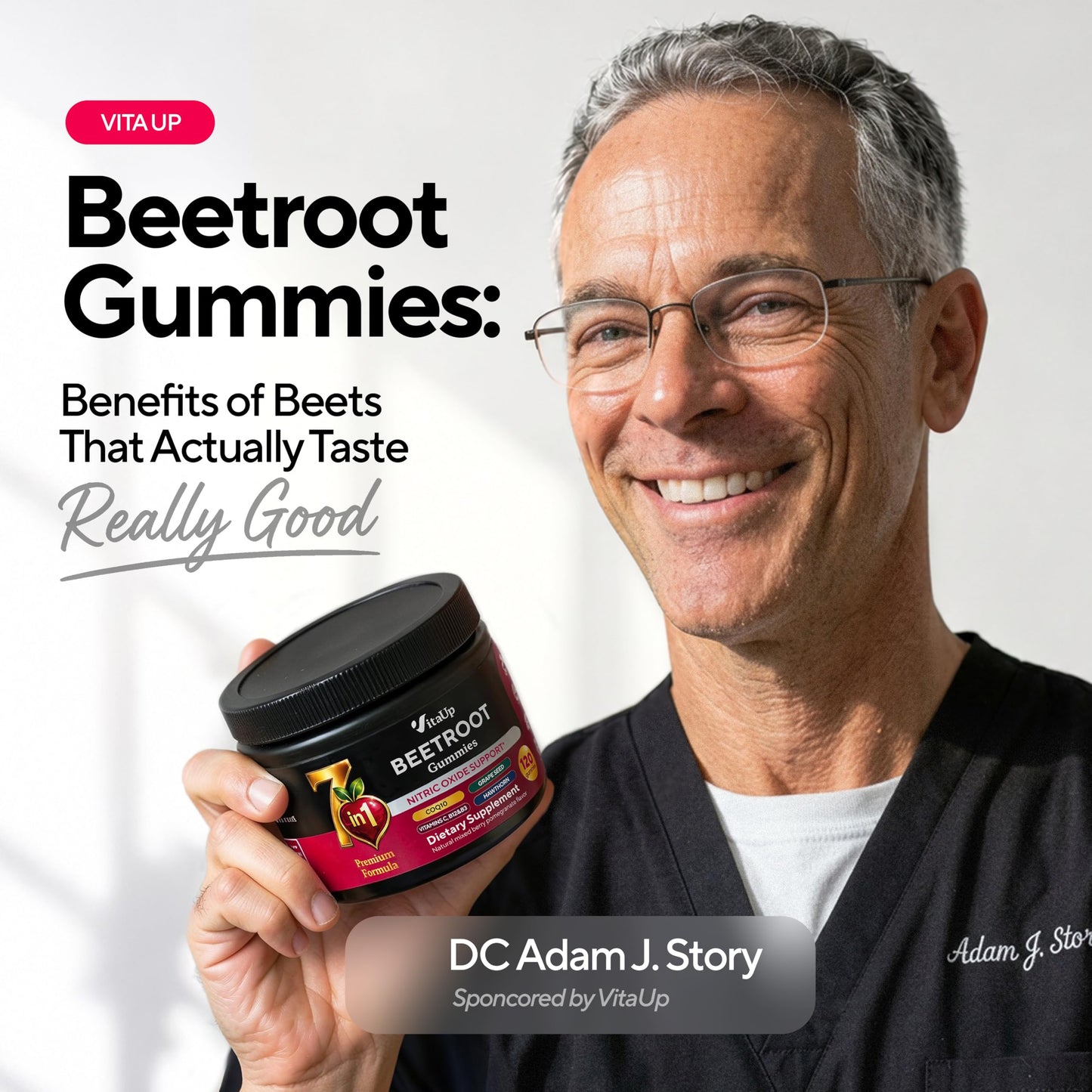 VitaUp Beet Root Gummies 120 Count