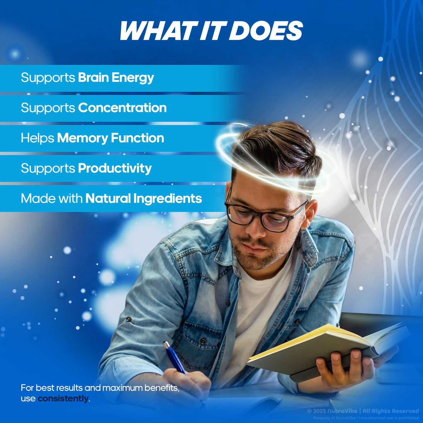 NutraVibe NeuroClean Capsules 120 Capsules