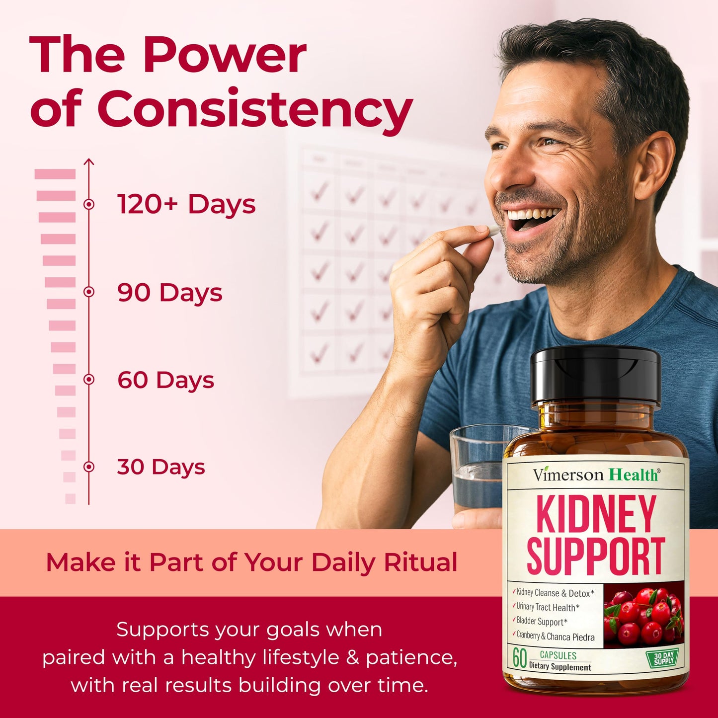 Vimerson Health Kidney Support Supplement Capsule, 60 Capsules