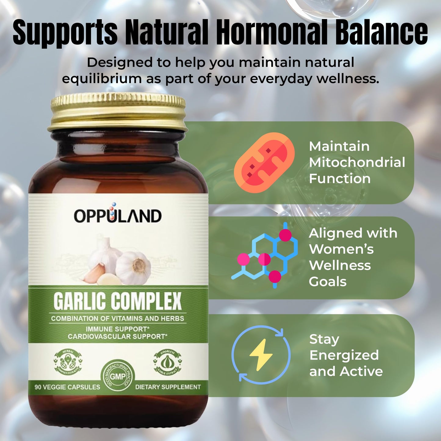 oppuland Garlic Complex 90 Capsules
