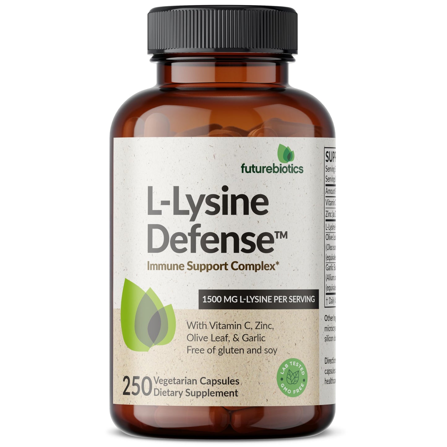 Futurebiotics L-Lysine Defense Immune Support Complex Capsules 250