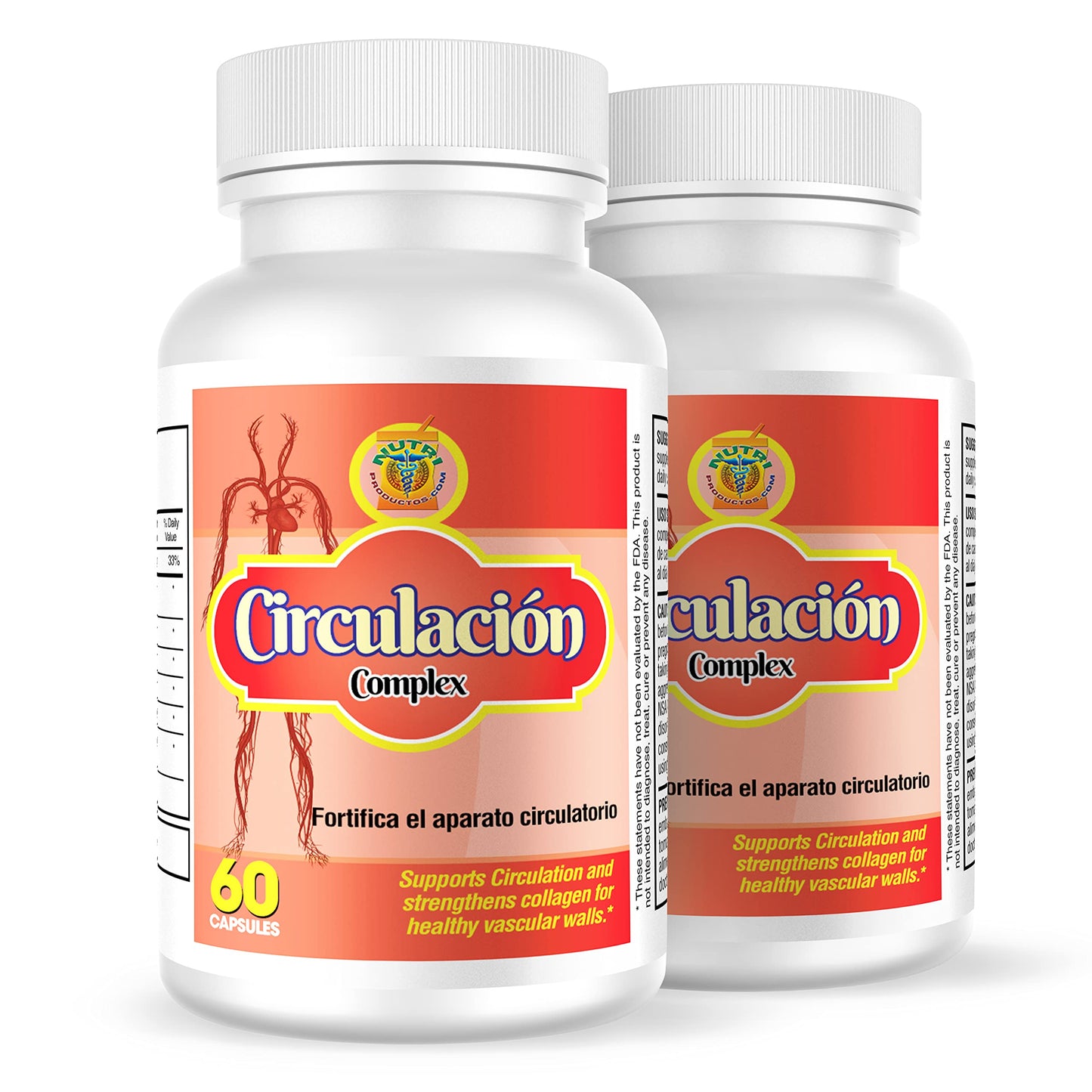 Nutrisalud Products Circulation Complex Capsules, 120 Capsules