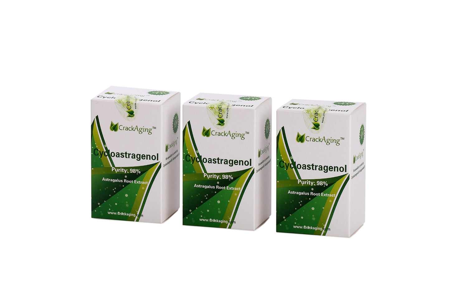 Crackaging Super-Absorption Cycloastragenol 98% Telomere Cellular Vitality Supplement DNA & Immune Support, 90 Capsules