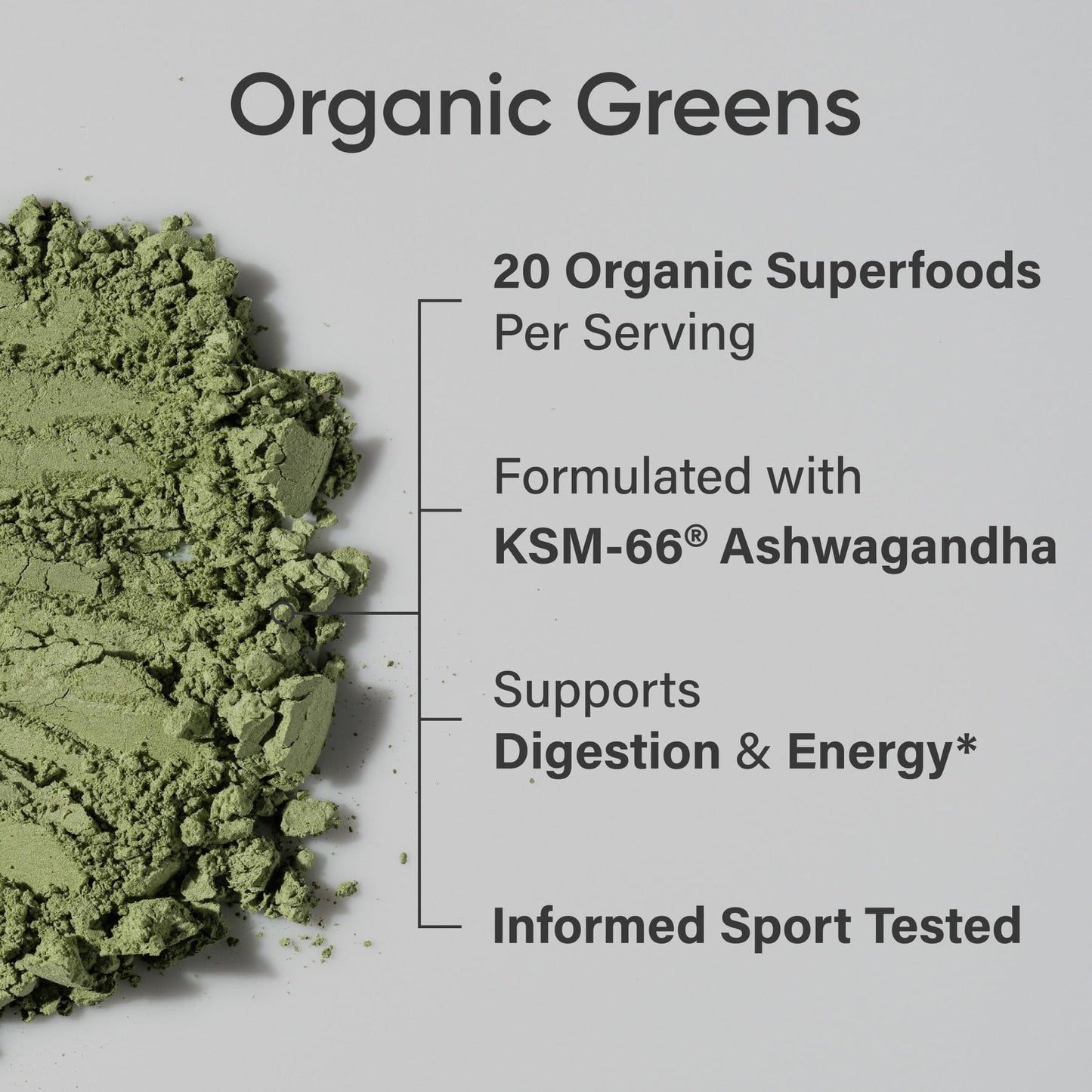 Sports Research Organic Greens Superfood Powder 11.64 Ounce