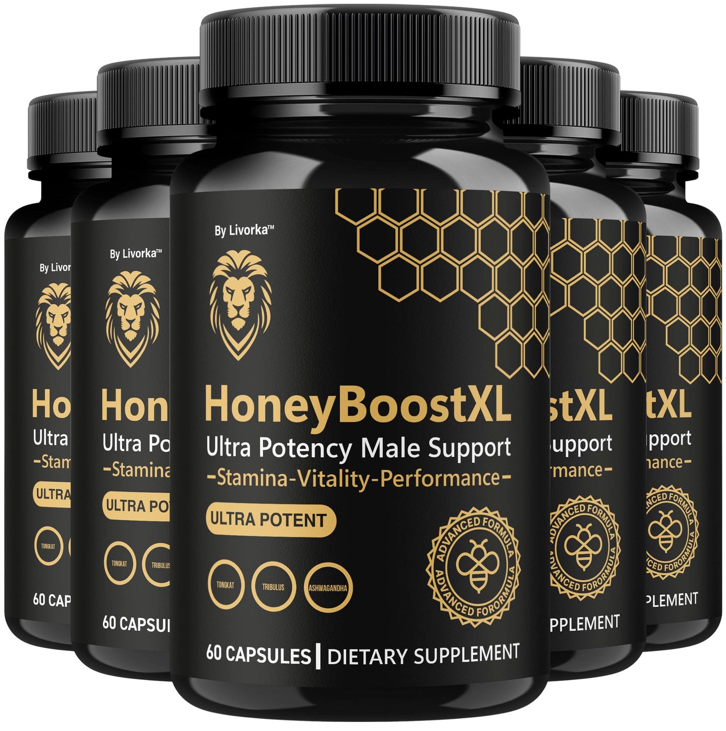 LIVORKA Honey Boost XL Capsules, 300 Capsules