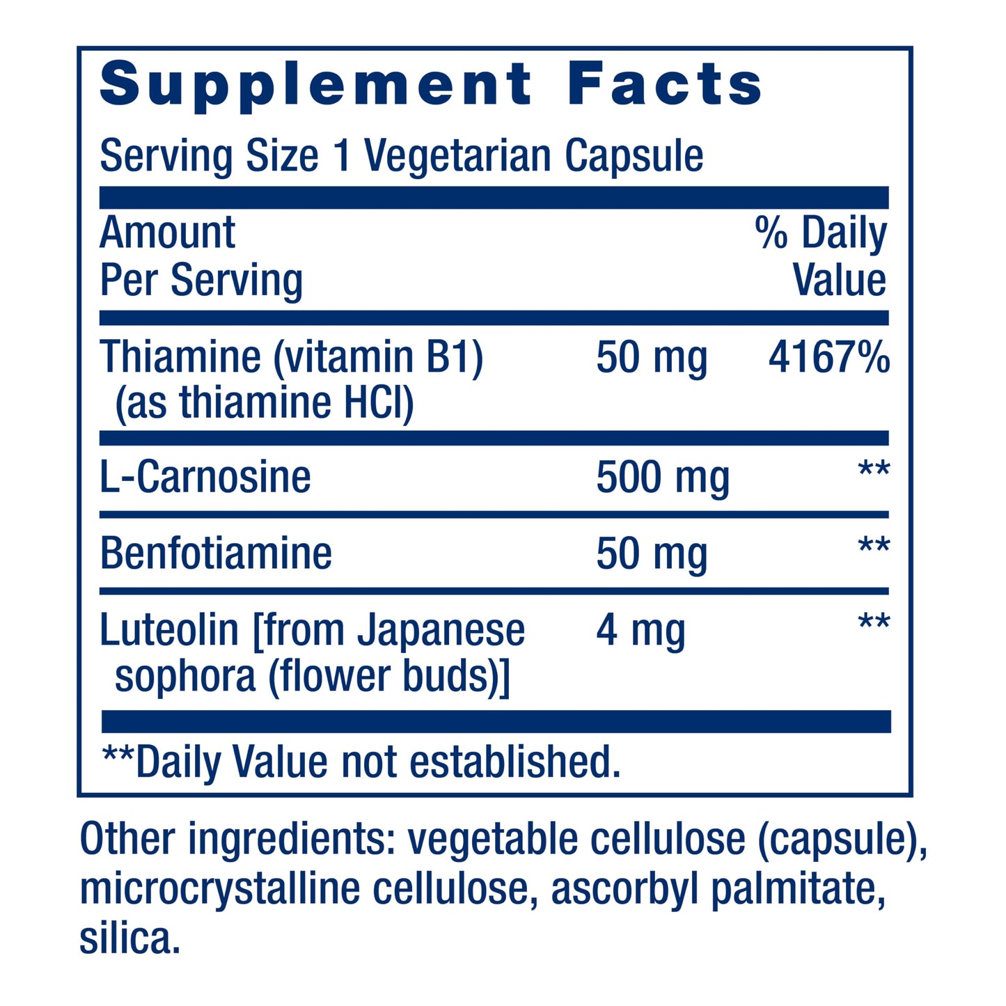 Life Extension Super Carnosine Capsules 60 Count
