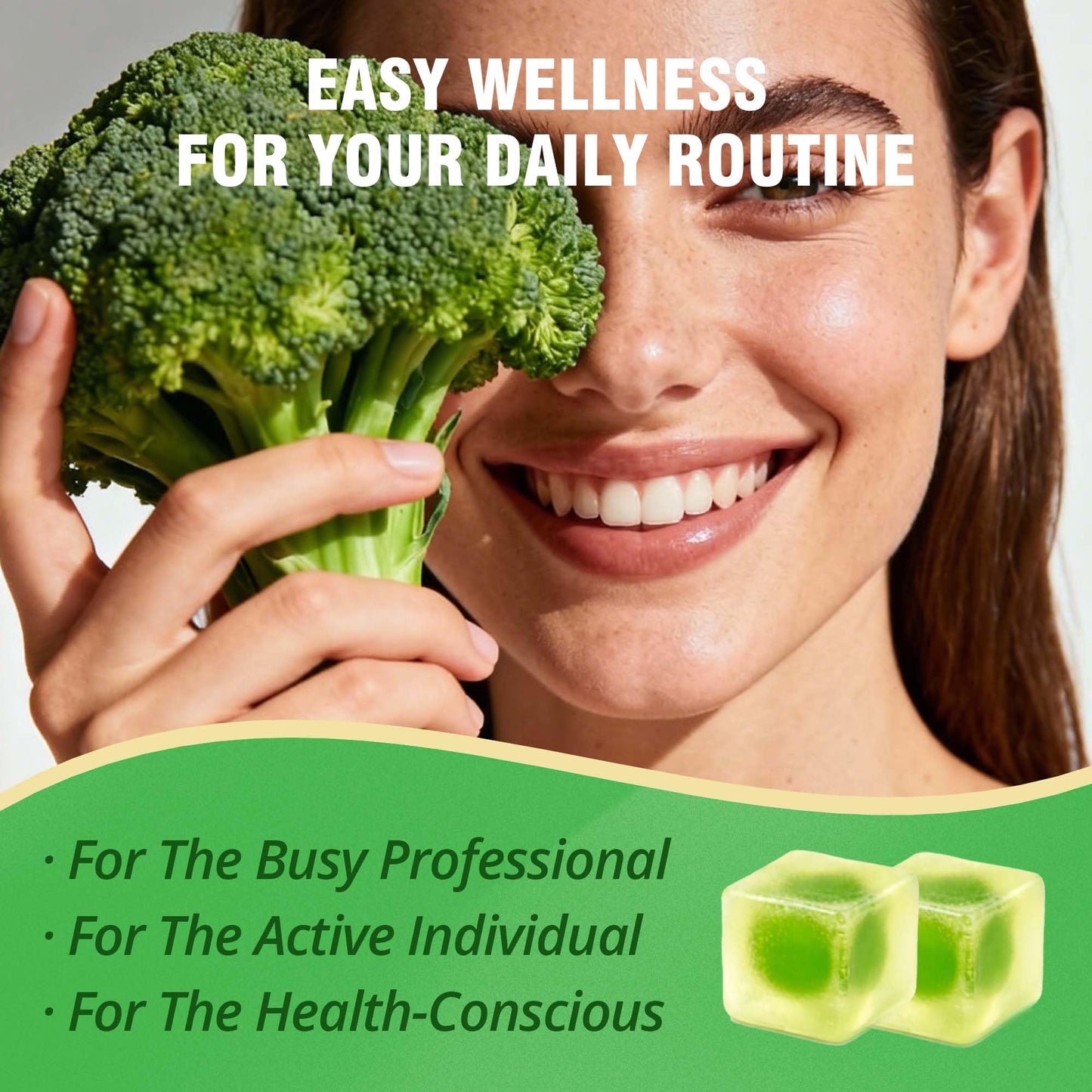 NUTRATASTE HEALTHIER CHOICE RICHER TASTE Liposomal Sulforaphane Supplement 450mg Gummy, 60 Gummies