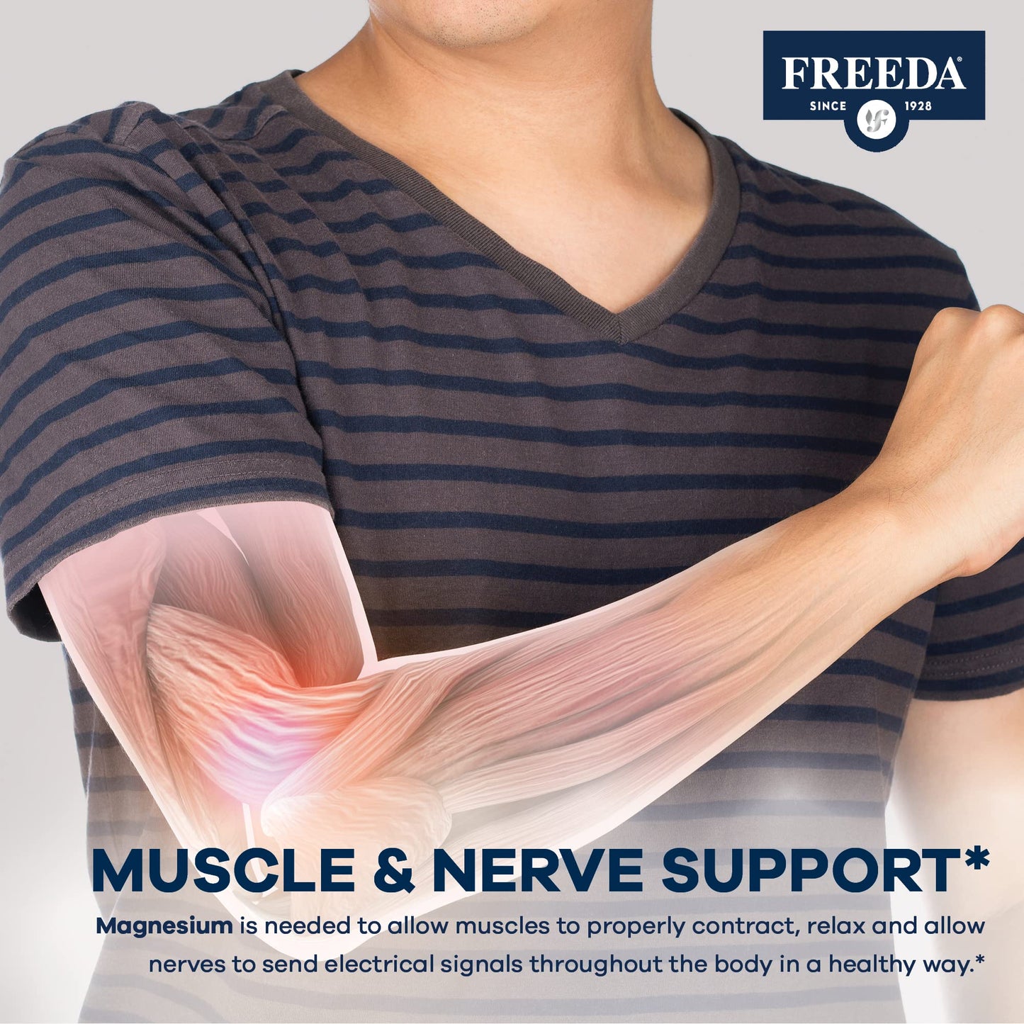 FREEDA Magnesium Gluconate 100 Tablets