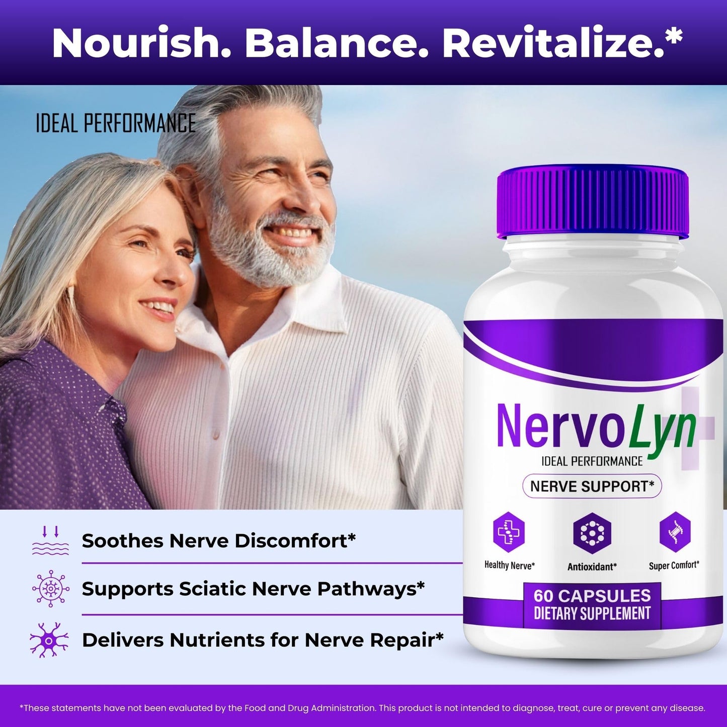IDEAL PERFORMANCE NervoLyn 120 Capsules