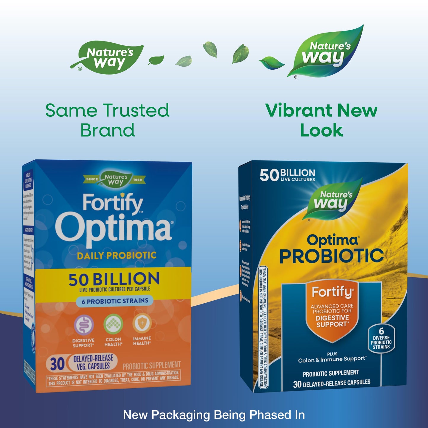 Nature's Way Fortify Optima Probiotic for Men and Women Capsules 30 Count