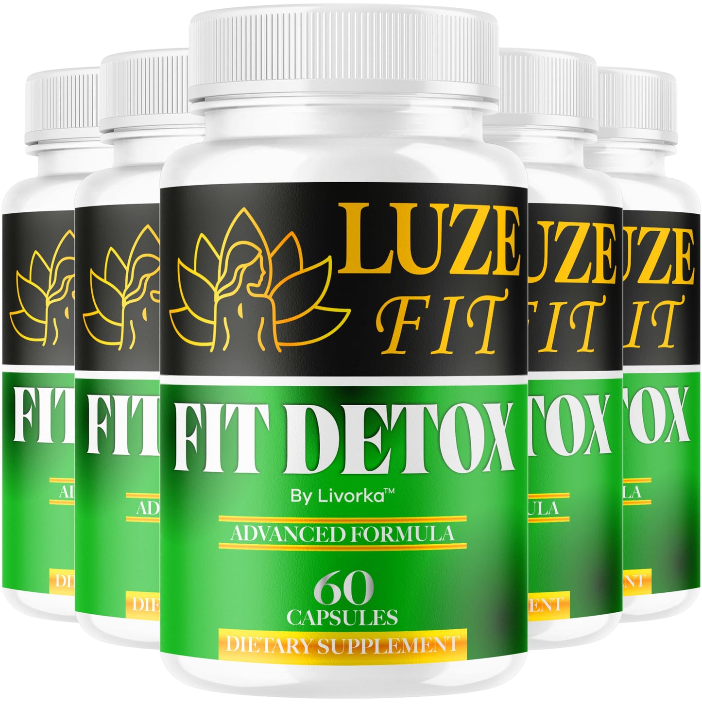 LIVORKA Luze Fit Detox Capsules 300 Count