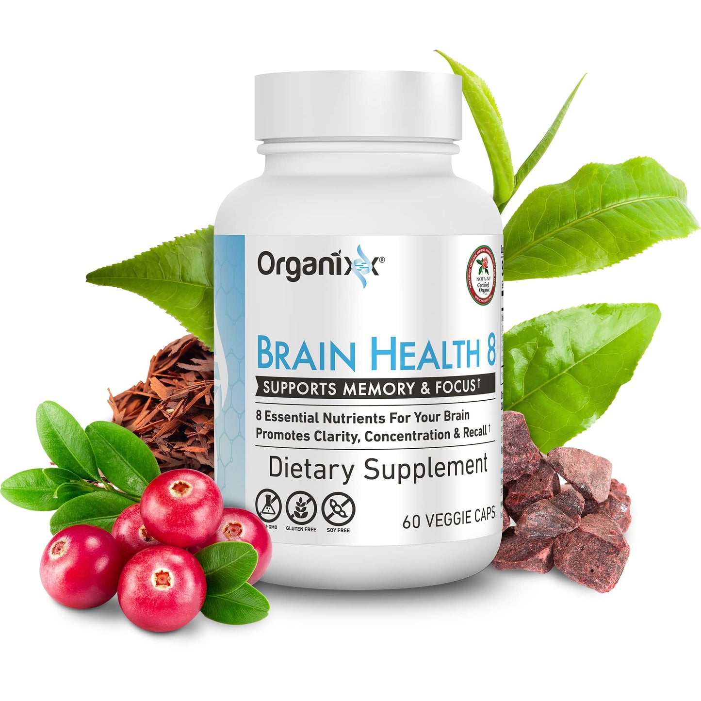 Organixx Ageless Brain Capsules, 60 Count