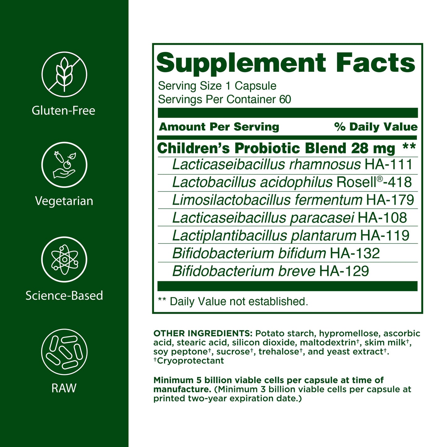 Flora FloraHealth Children’s Probiotic 60 Capsules