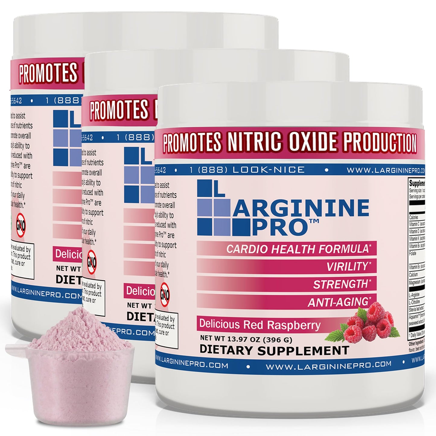 L-ARGININE PRO L-arginine Supplement Powder 41.91 oz