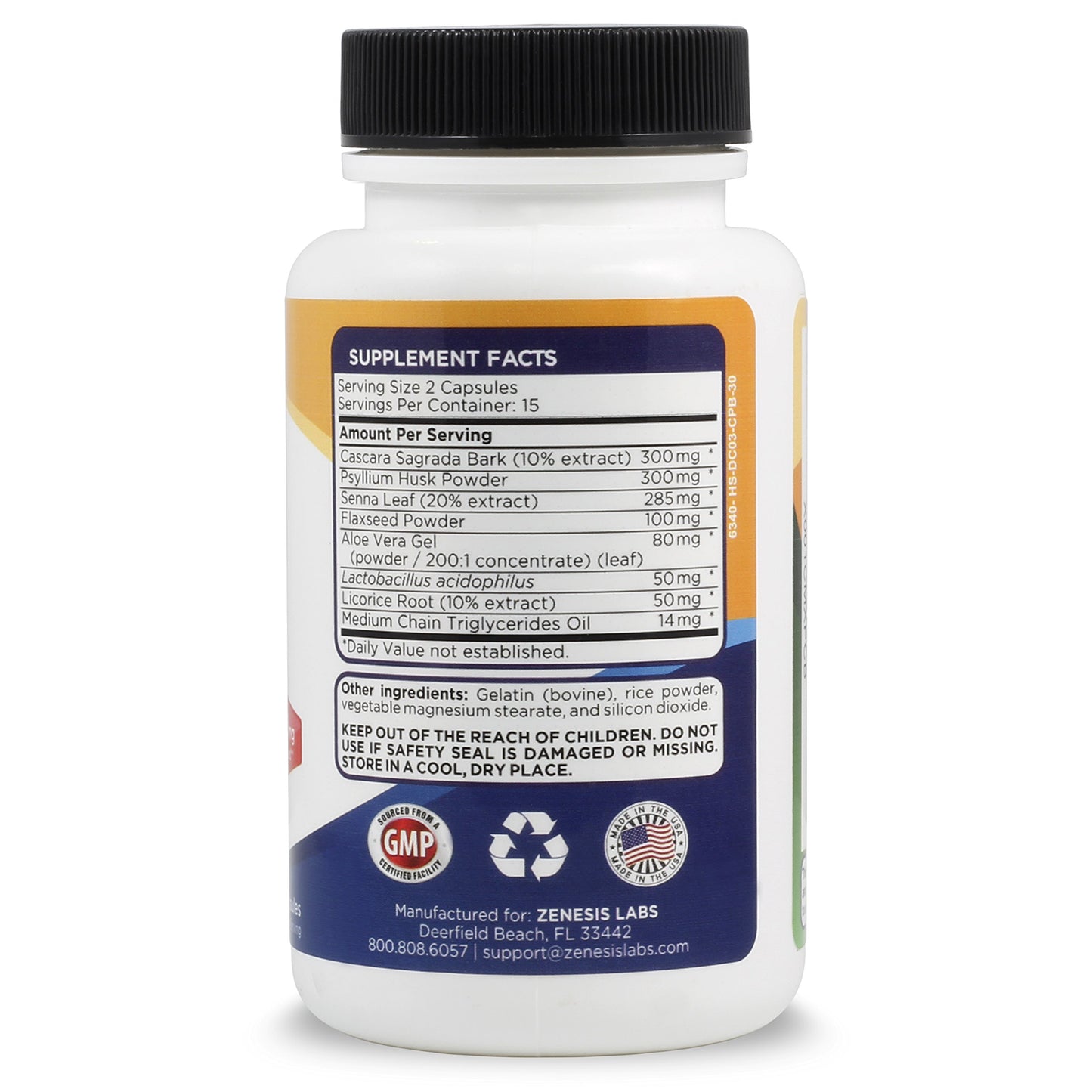 Zenesis Labs 15 Day Detox Cleanse Capsule 30 Count