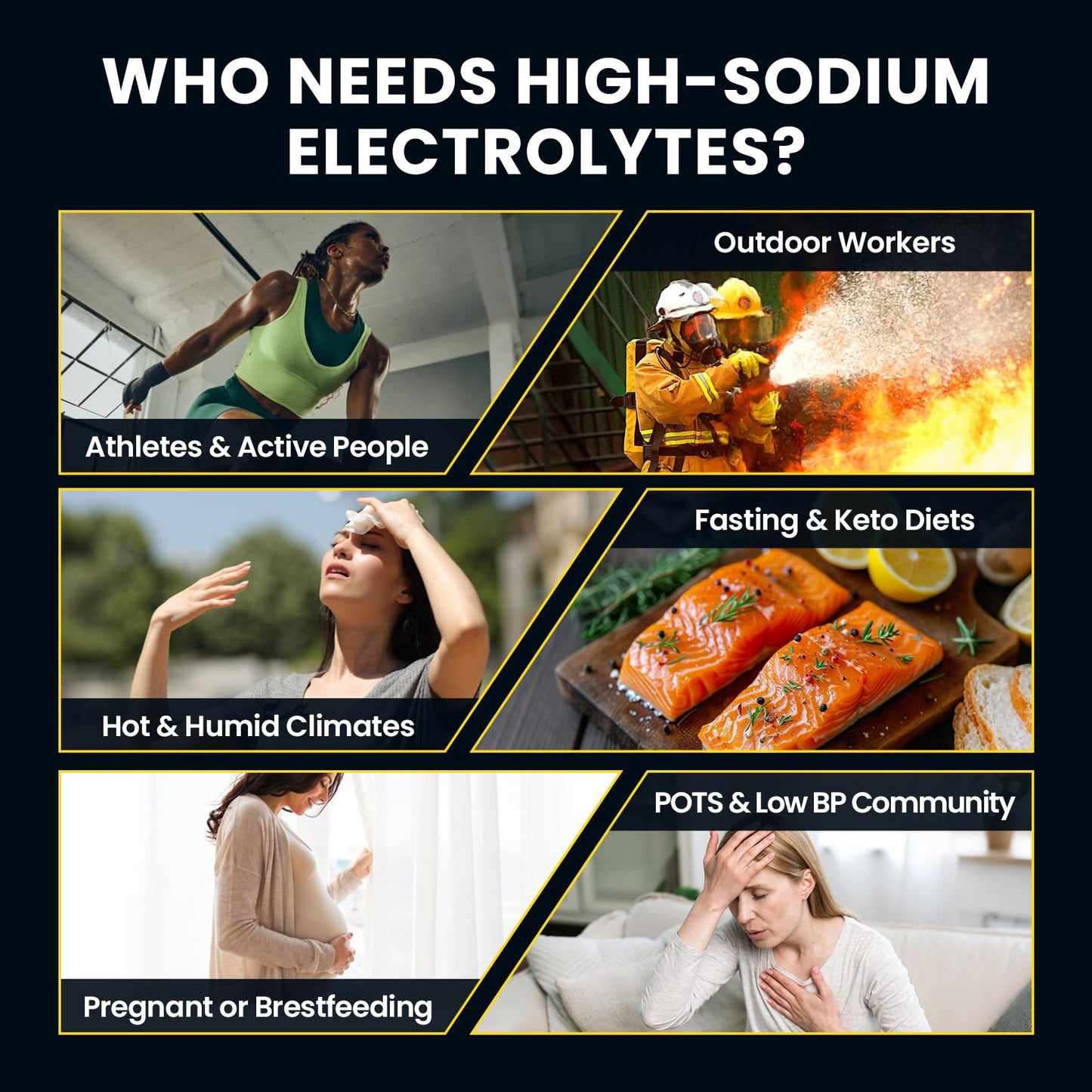 Venture Pal High Sodium Sugar Free Electrolytes Powder Packets, 180 Count