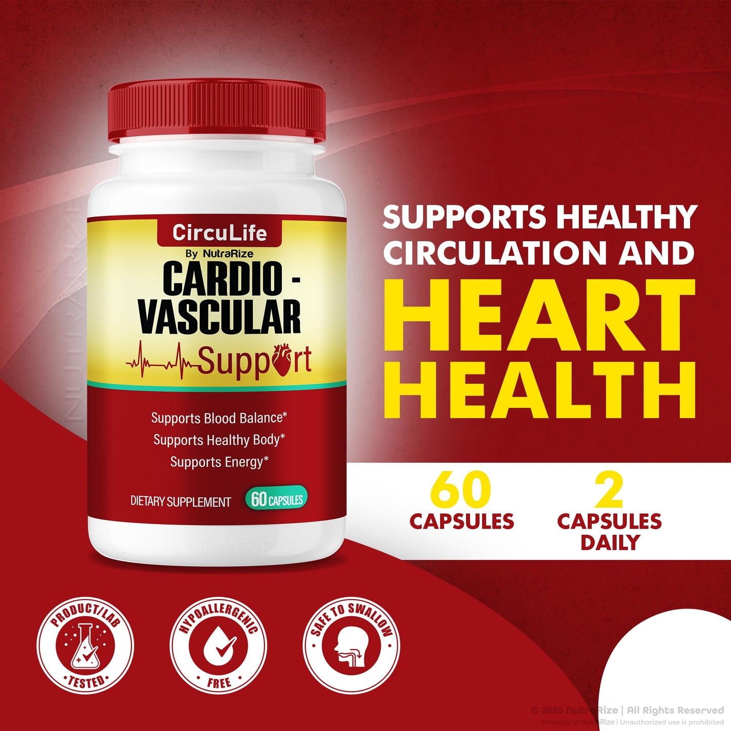 NutraRize Circulife Capsules, 120 Capsules