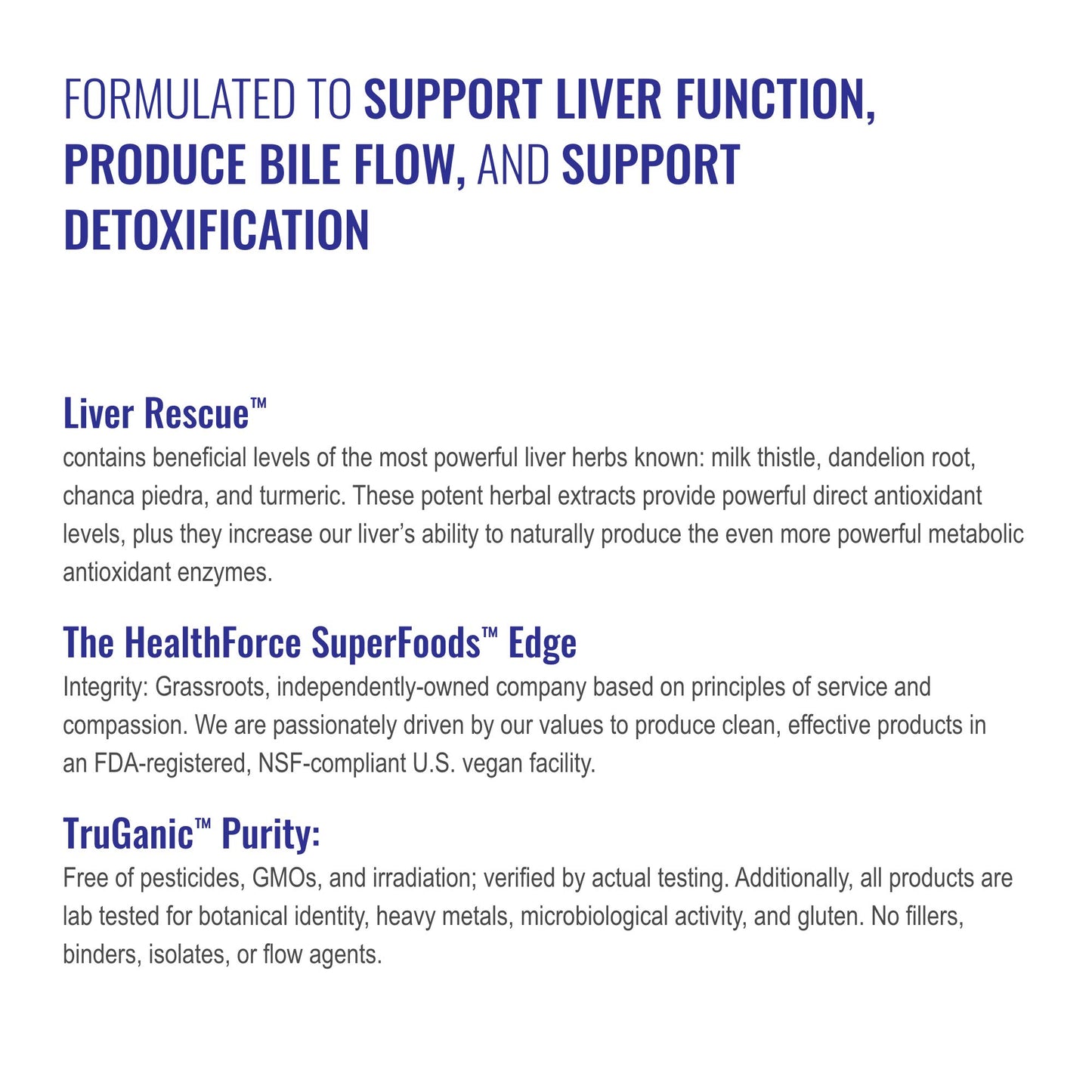 HealthForce SuperFoods Liver Rescue Capsules 240