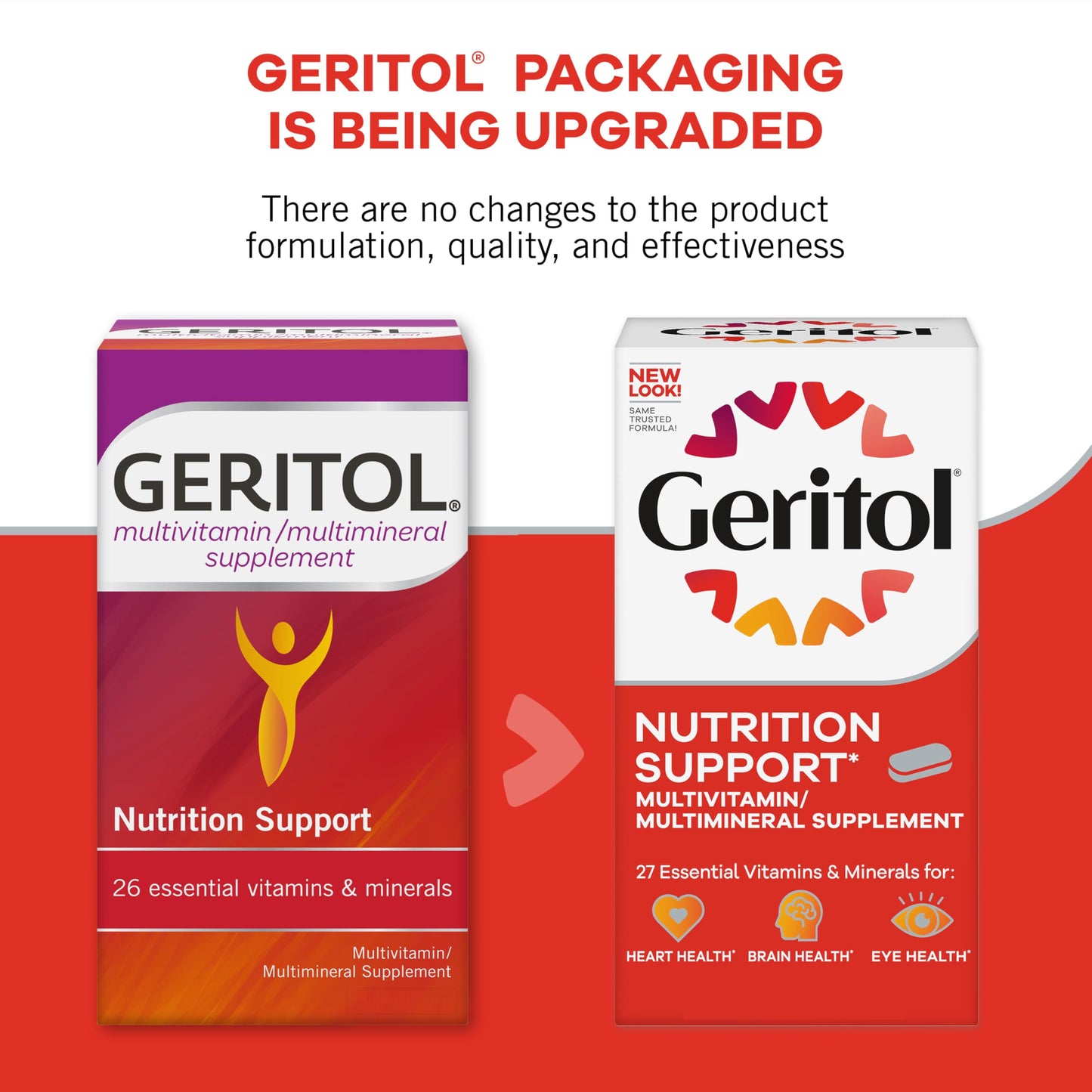 Geritol Multivitamin Supplement Tablet 80 Tablets