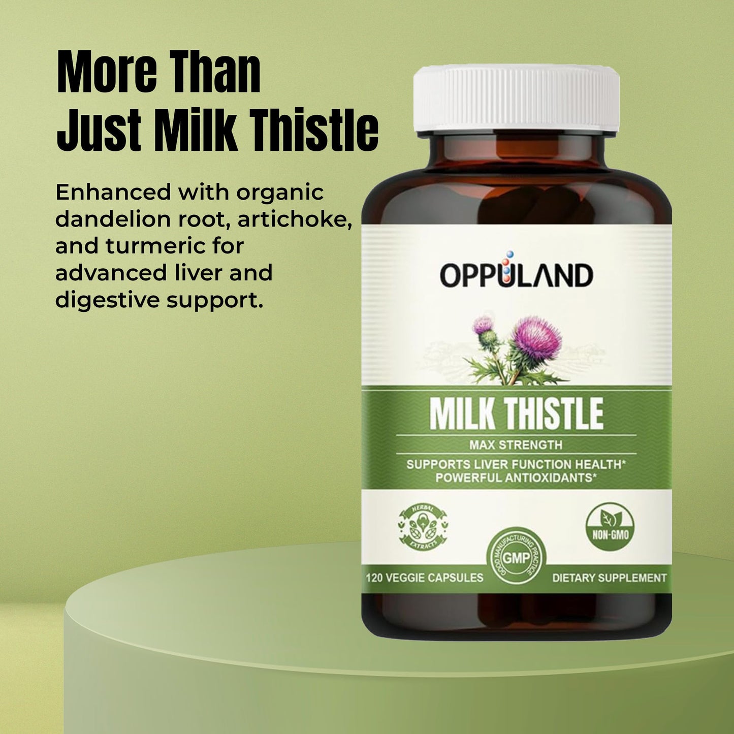 oppuland Milk Thistle Capsules 240 Count
