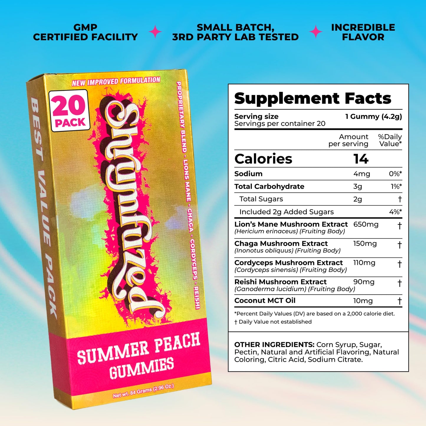 Shrumfuzed Mushroom Gummies Gummy 20 Count