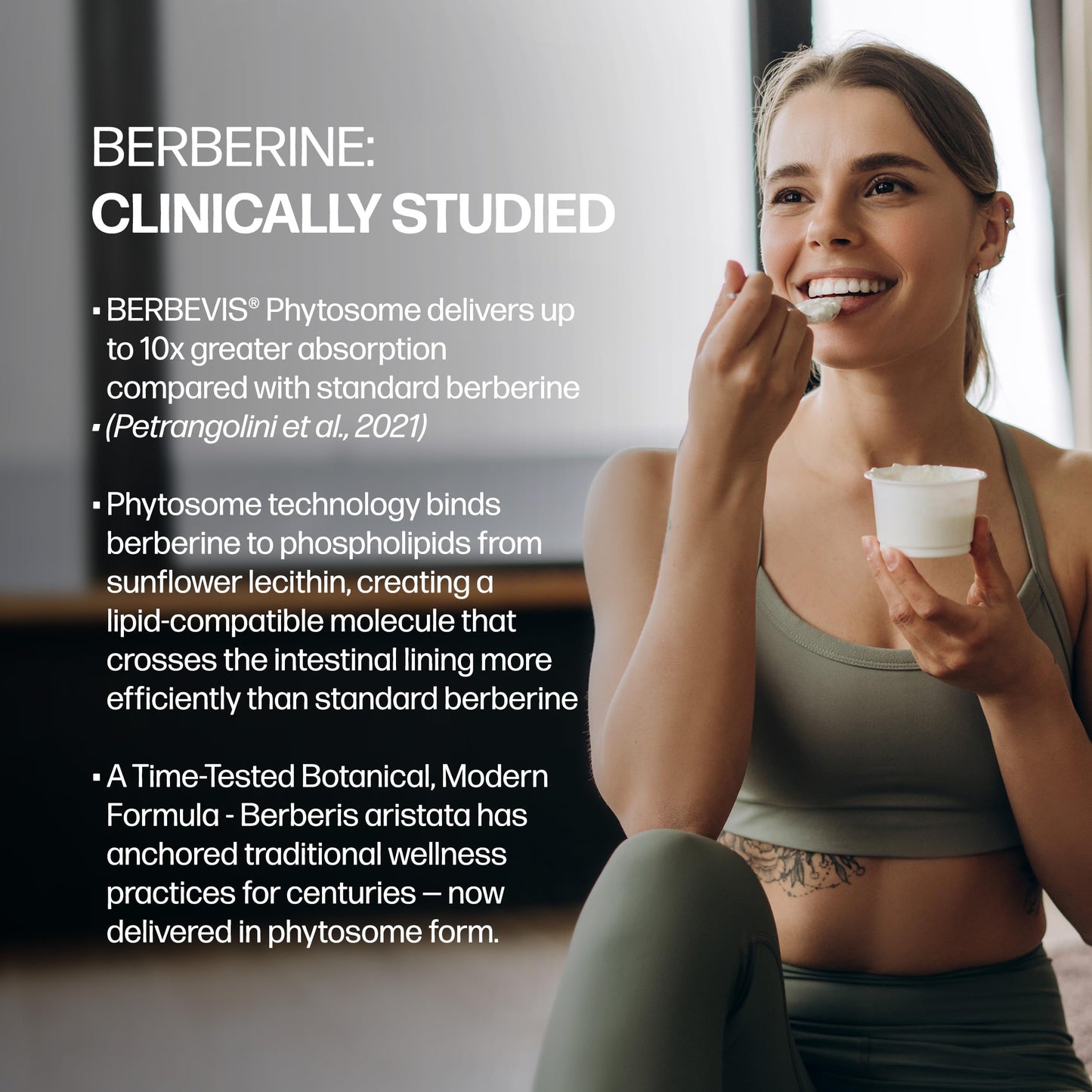 Sparkle Wellness Berberine 550mg BERBEVIS Phytosome, 60 Capsules
