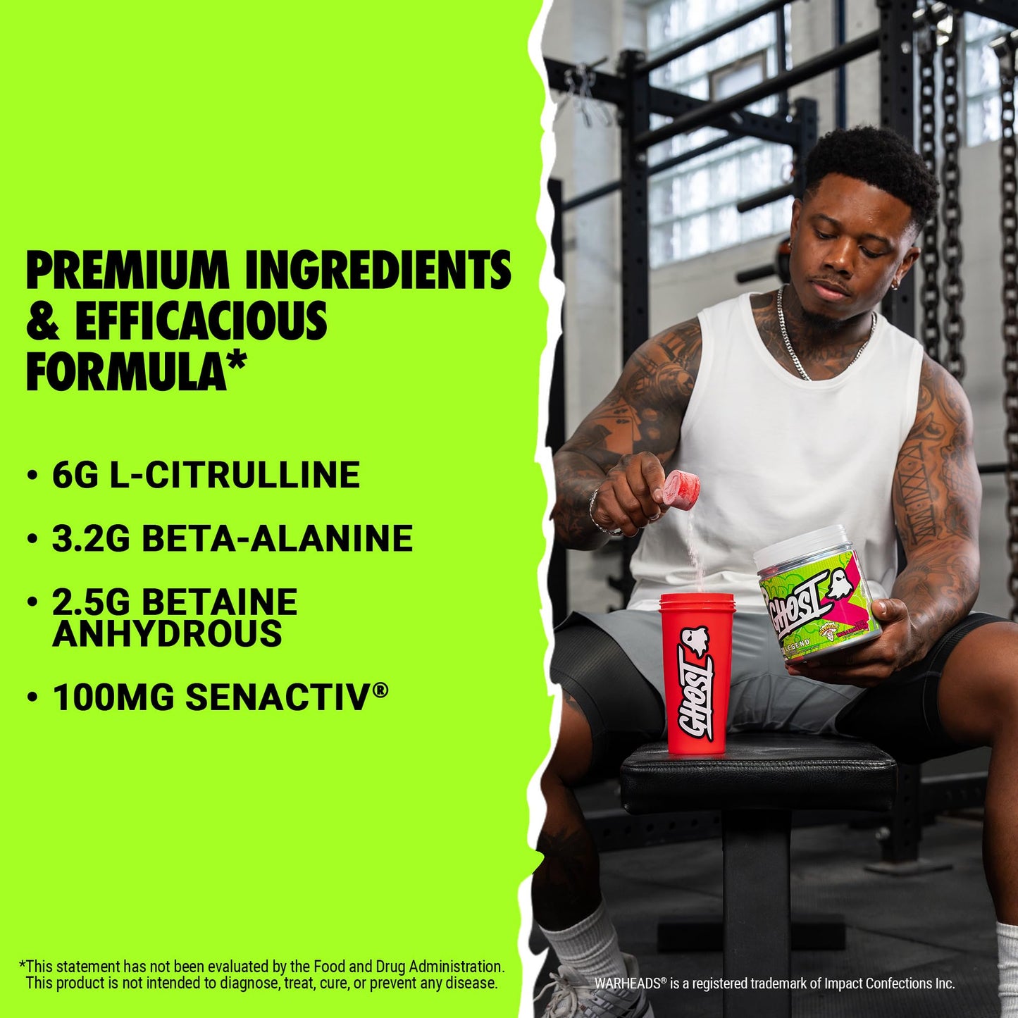 GHOST Legend Pre-Workout Powder 30 Servings