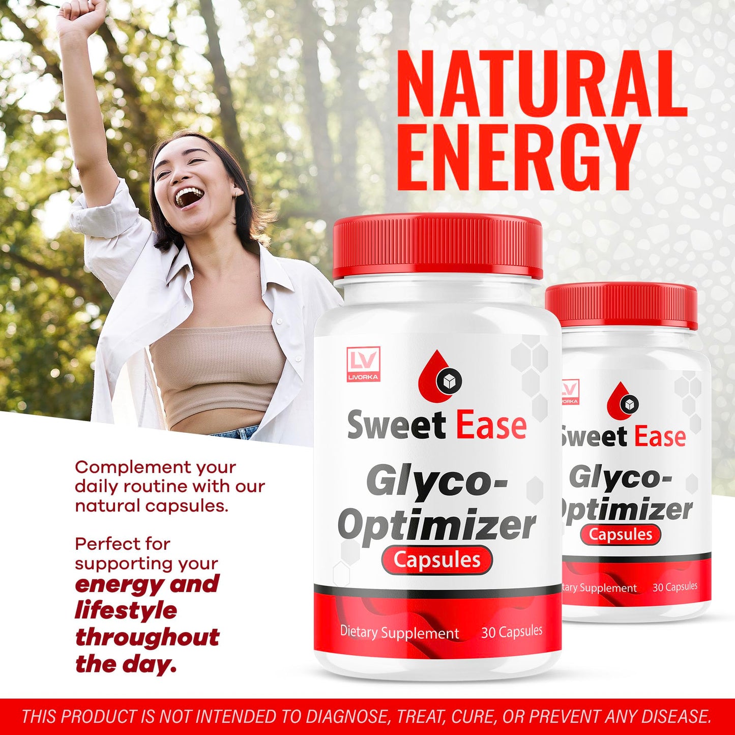 LIVORKA Sweet Ease Glyco Optimizer, 150 Capsules
