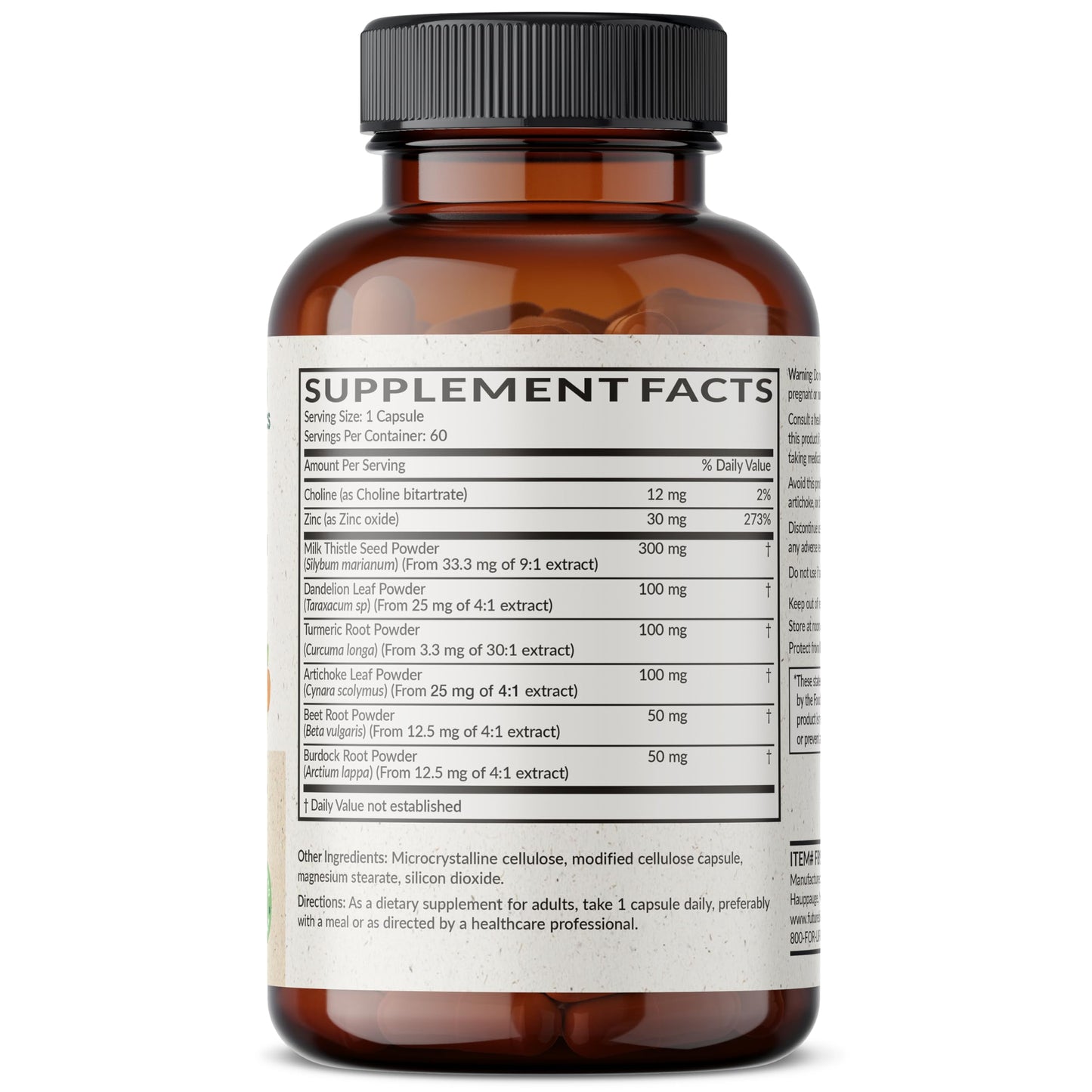 Futurebiotics Liver Detox Advanced Detox & Cleanse Formula 60 Capsules
