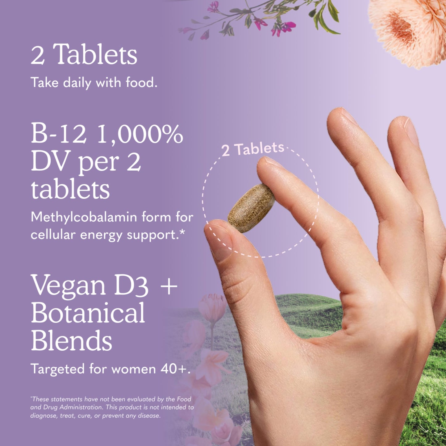 Garden of Life Caplets Multivitamin for Women 40 Plus, Organics Womens Vitamins, Hormone & Breast Health Support Blend, Vegan, 120 Caplets