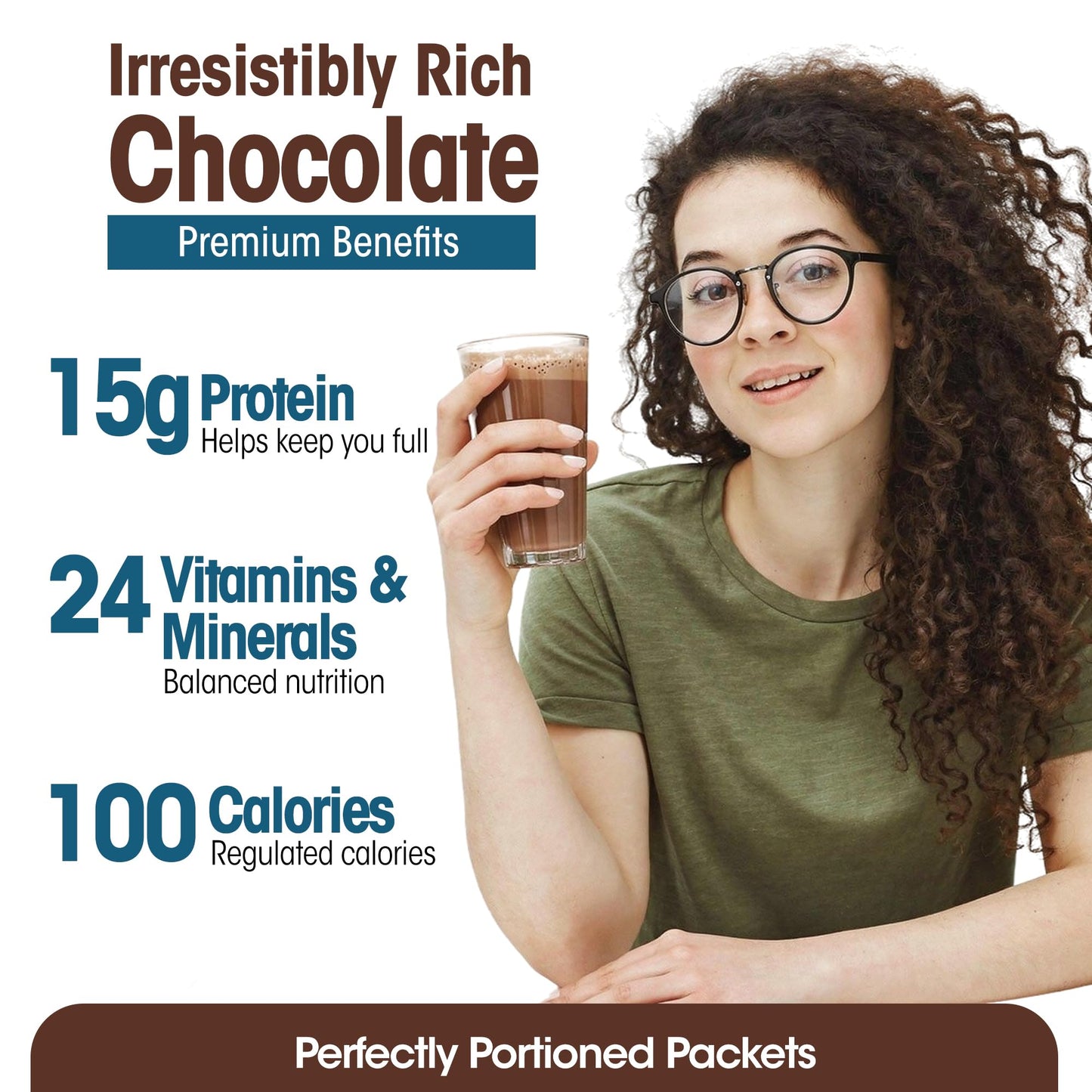 WonderSlim Protein Meal Replacement Shake Powder 6.7 oz