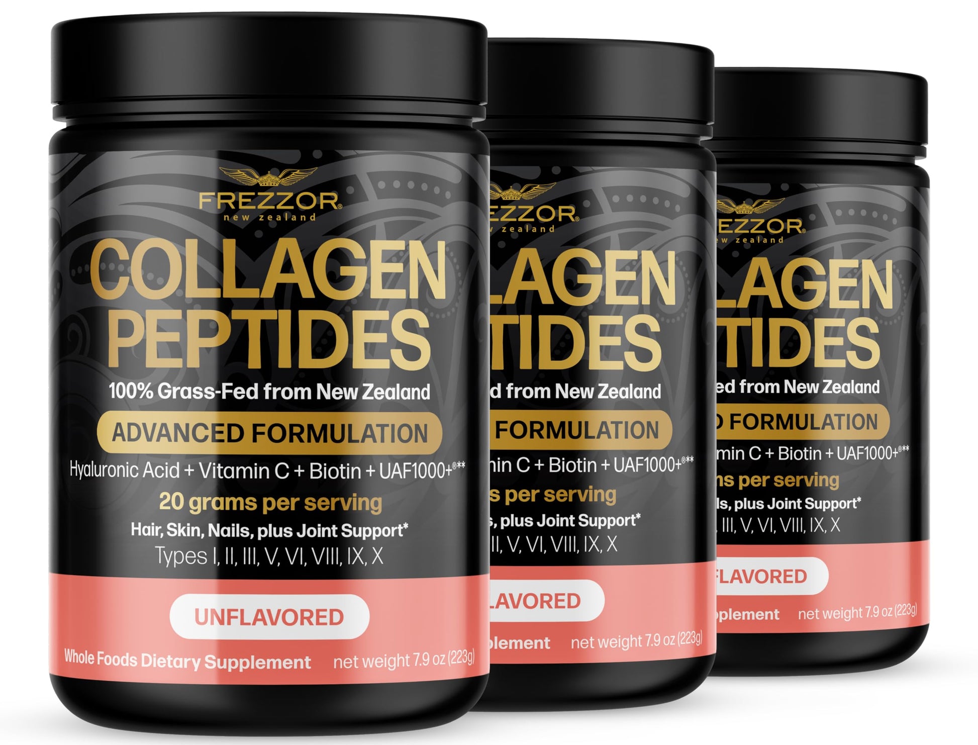 FREZZOR Collagen Peptides, Powder, 23.7 Ounces
