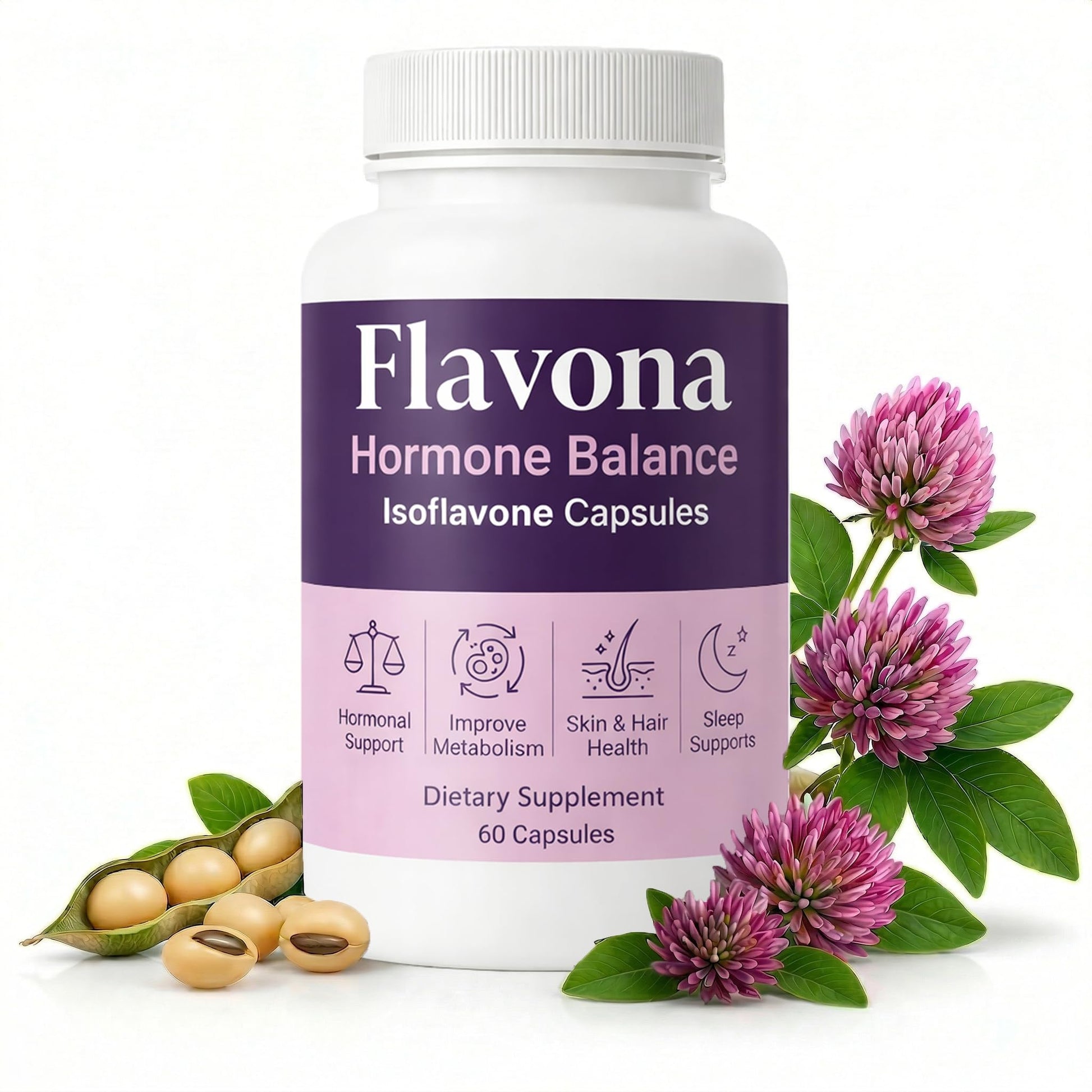 Kunnozz Flavona Hormone Balance for Women Capsules 60 Count