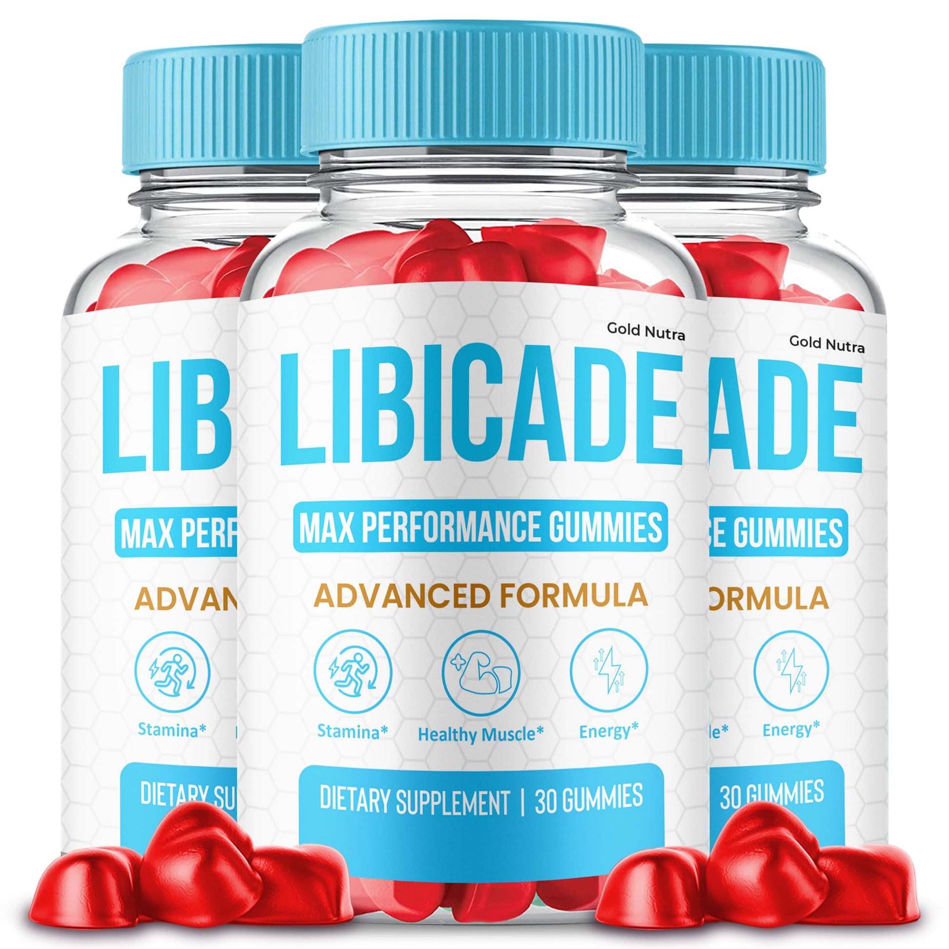 Gold Nutra Libicade Gummies, 3 Count