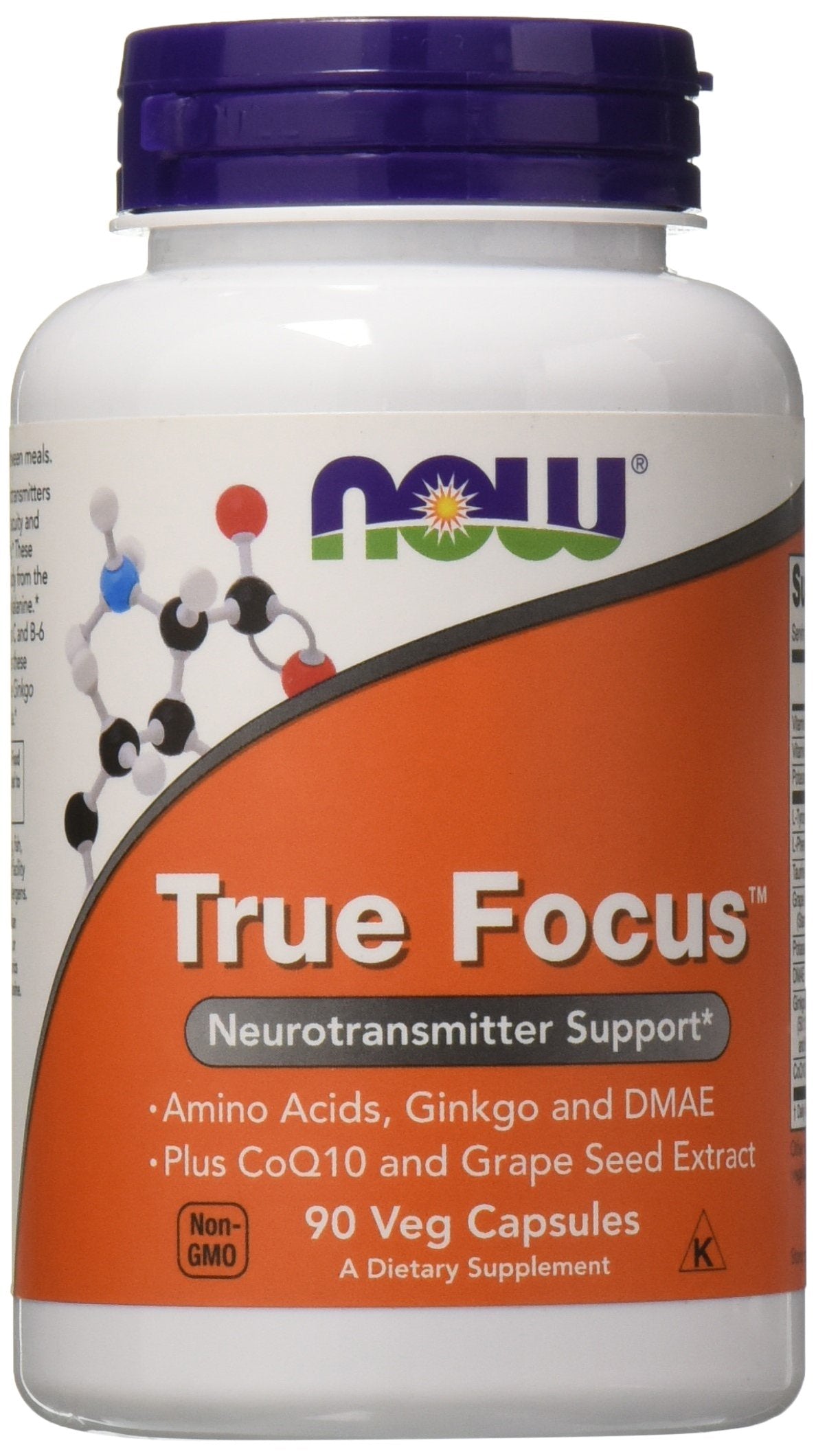 NOW Foods True Focus Capsules, 180