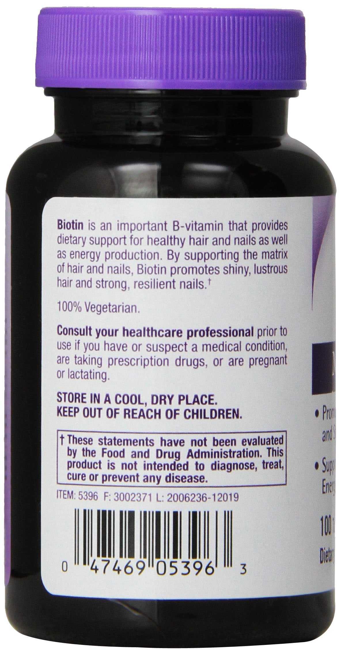 Natrol Biotin Maximum Strength Tablets, 10,000 mcg, 100 Count