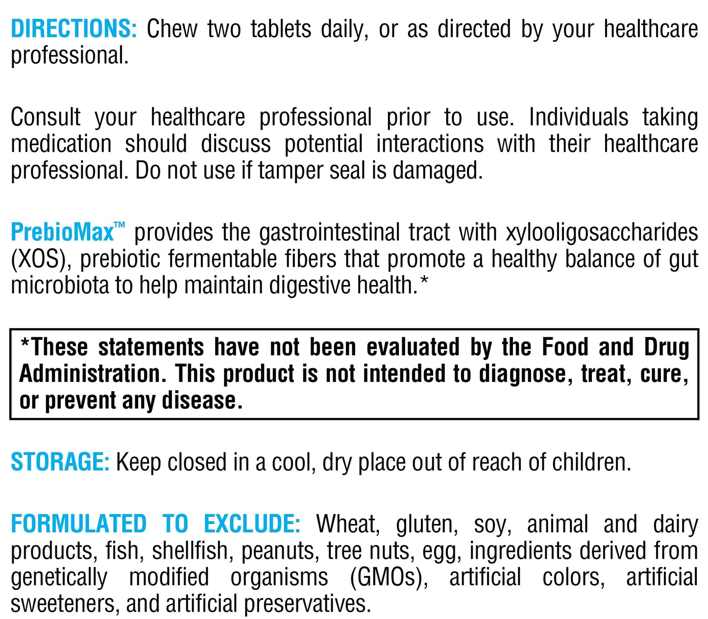 XYMOGEN PrebioMax Xylooligosaccharide Prebiotic Fiber Digestive & Microbiome Support Natural Sour Apple, 60 Tablets