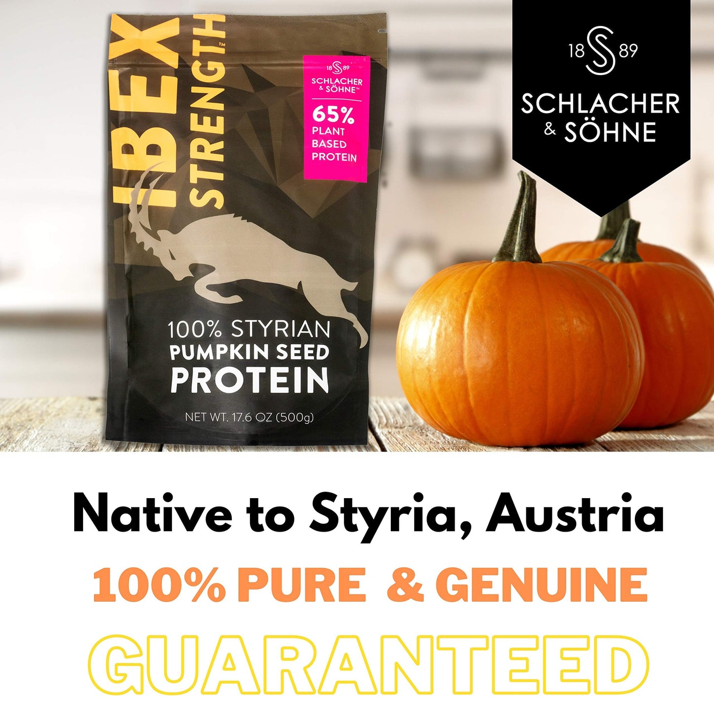 S SCHLACHER & SÖHNE SS 1889 Styrian Pumpkin Seed Protein Powder, 2 Pack