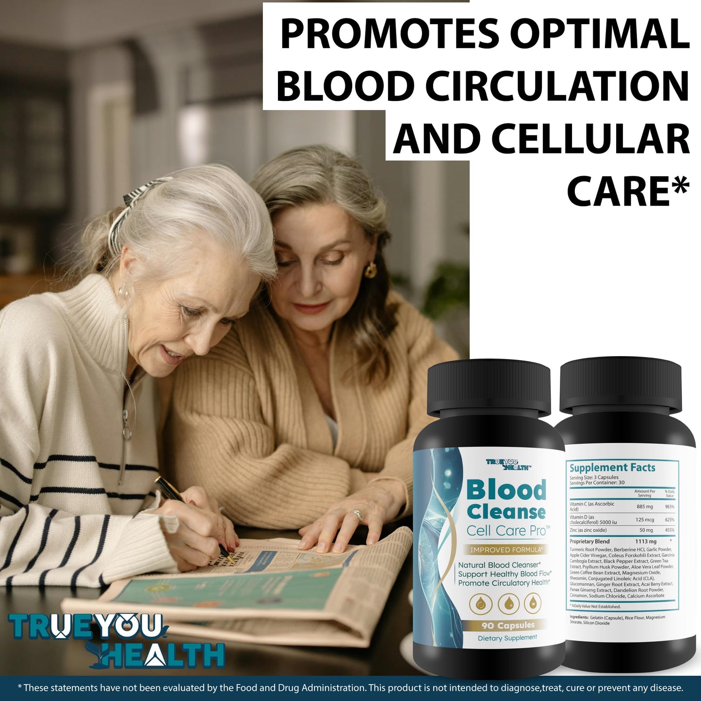 True You Health Blood Cleanse Cell Care Pro Capsule 90 Count