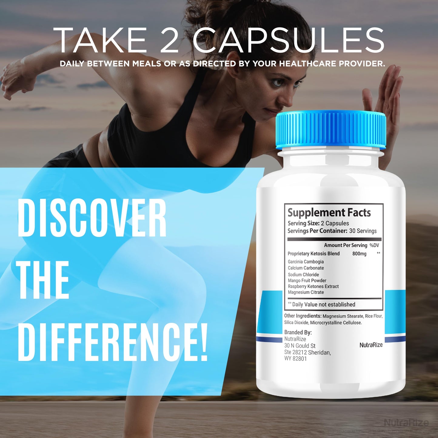 NutraRize Ketonara Capsules 60 Count