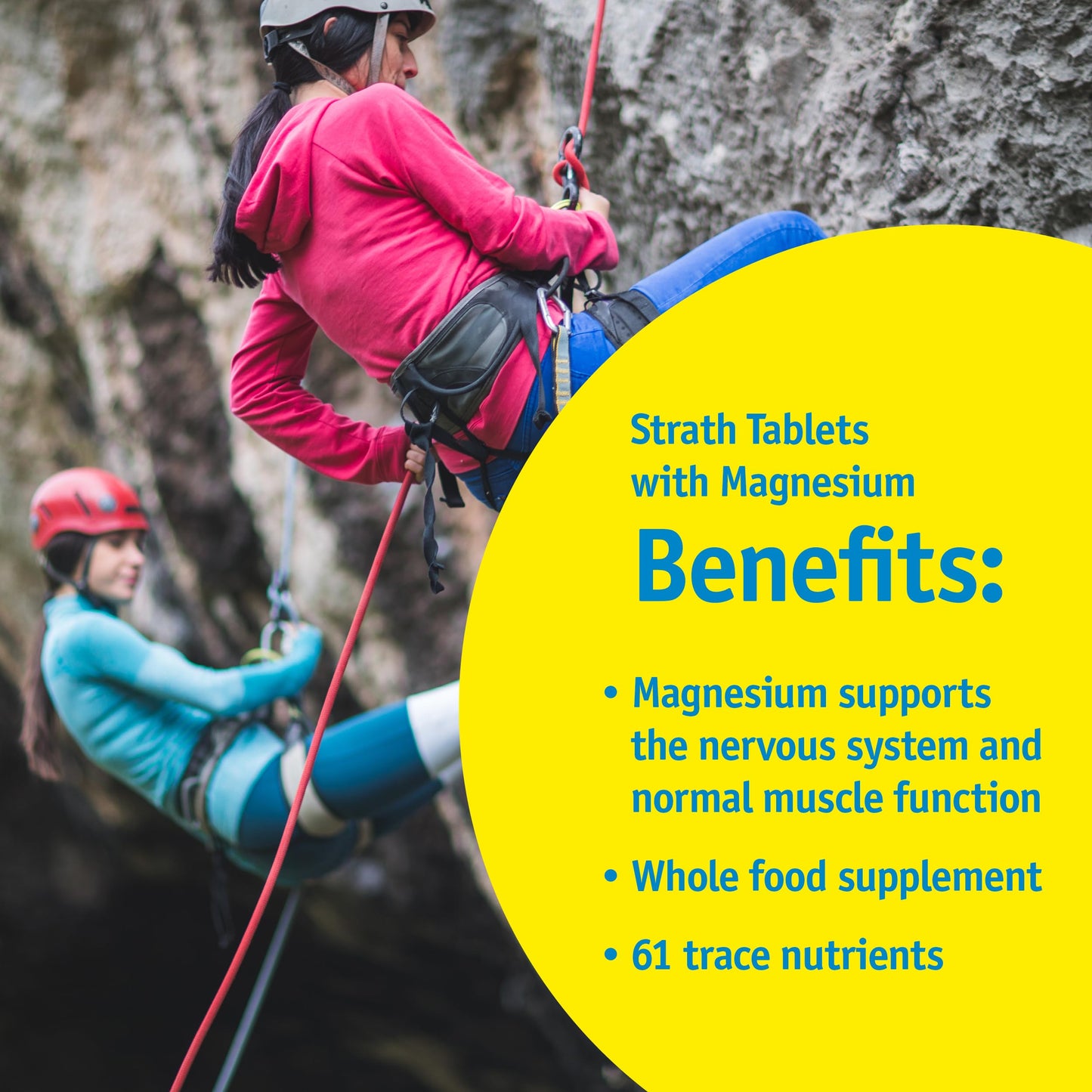 Bio-Strath Strath with Magnesium Herbal Yeast Postbiotic Tablet 1 Count
