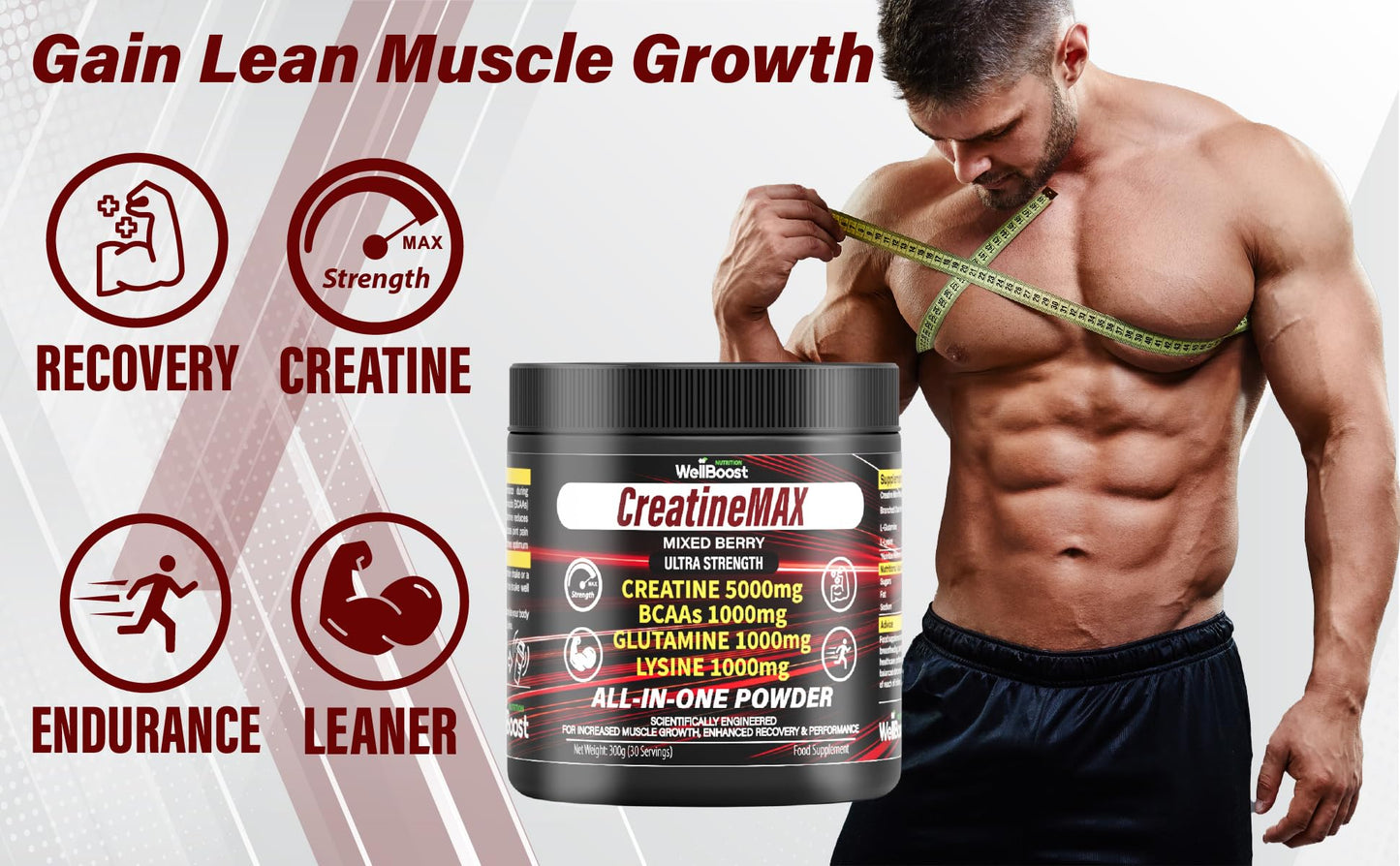 WellBoost CreatineMAX Powder 300g