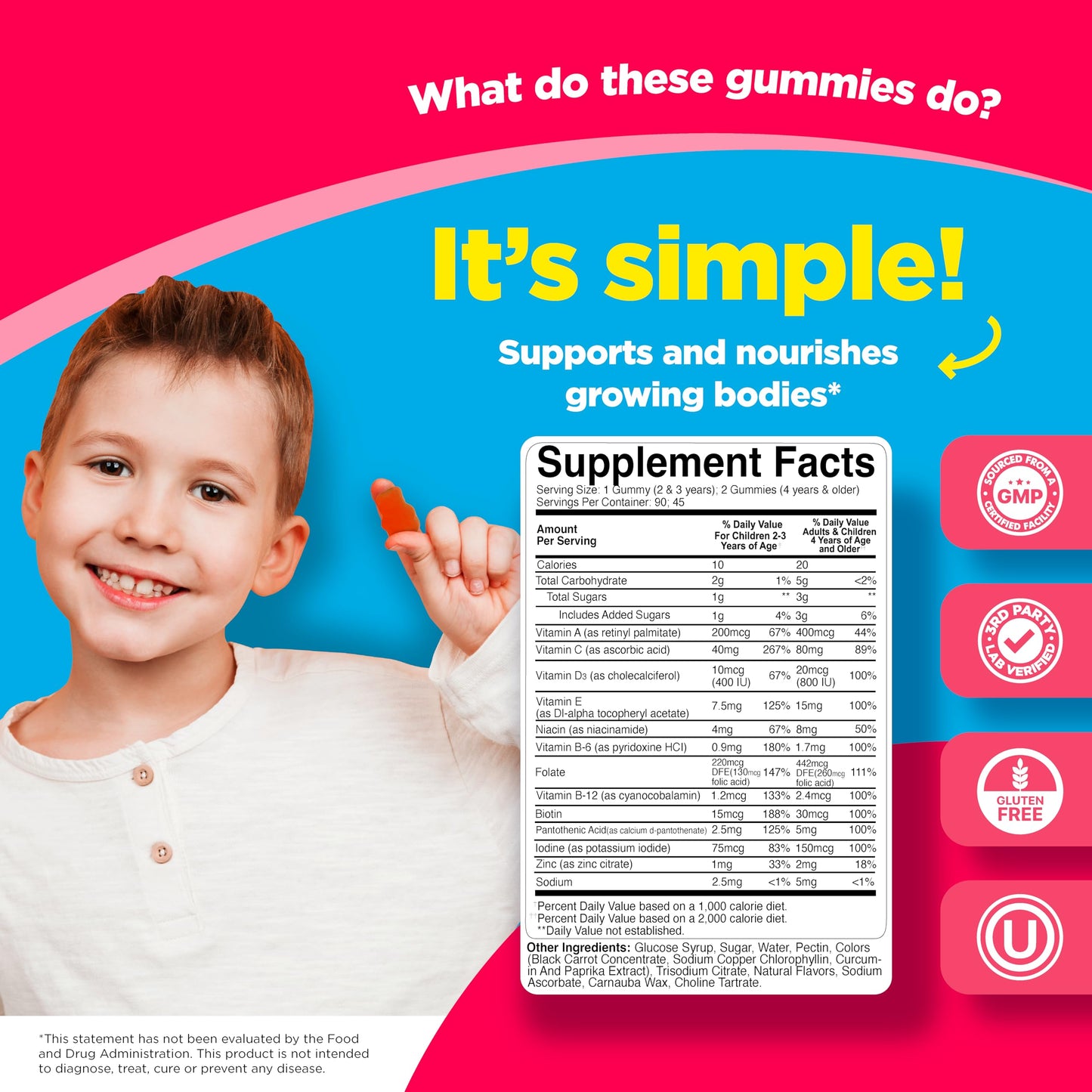 Phytoral Kids Gummy Multivitamin Chewable, 90 Count