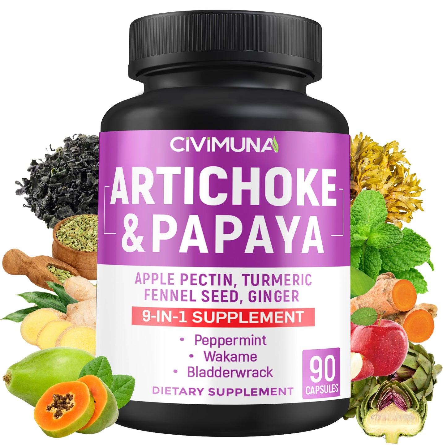 CIVIMUNA Artichoke Capsules 90 Count