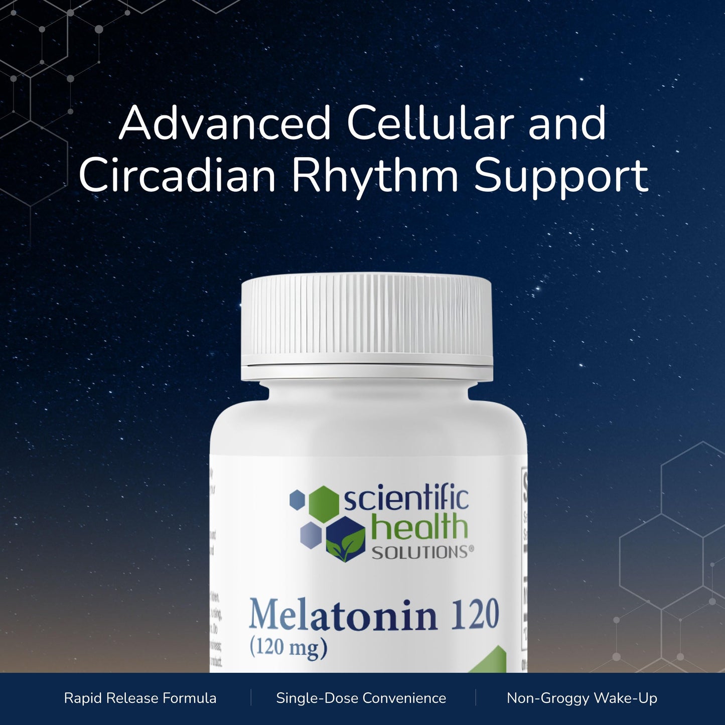 Scientific Health Solutions Melatonin 120mg High Dose Sleep Aid Capsule 90 Capsules