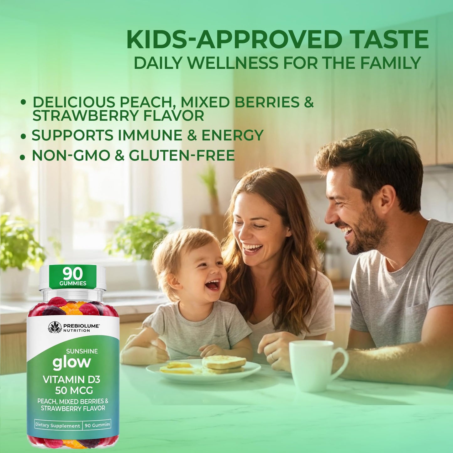 Prebiolume Vitamin D3 Capsule 90 Count